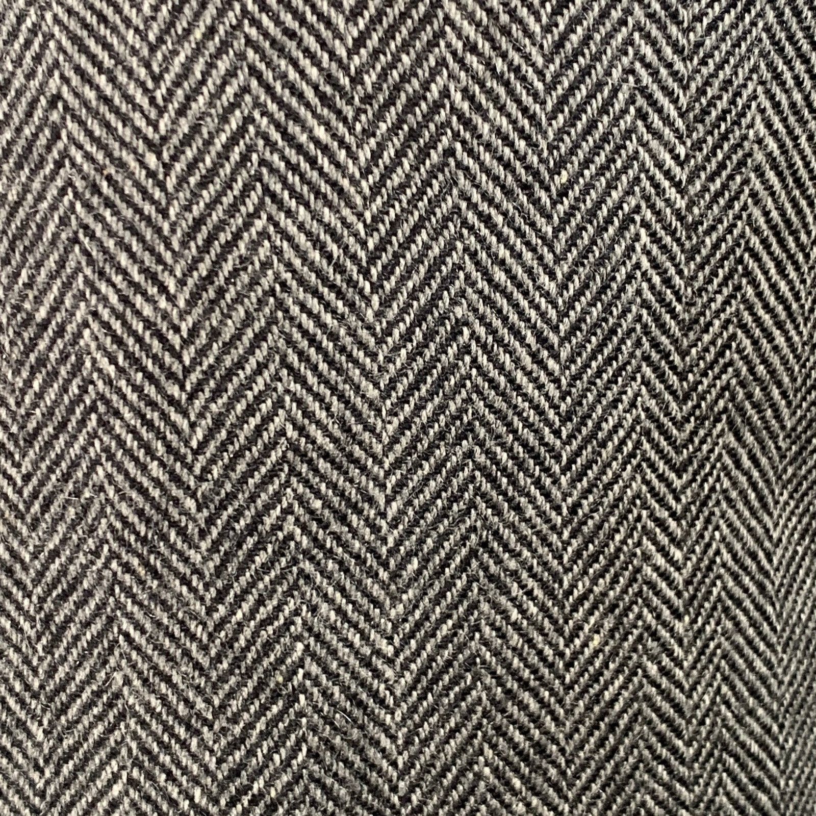 Brunello Cucinelli Size 38 Grey Black Herringbone Cashmere Sport Coat Size 38R - 2 Thumbnail