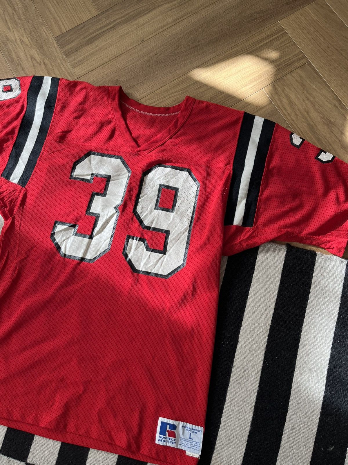 Starter 80s Russell Athletic Football Jersey Made in USA 49ers nfl Size US L / EU 52-54 / 3 - 3 Thumbnail