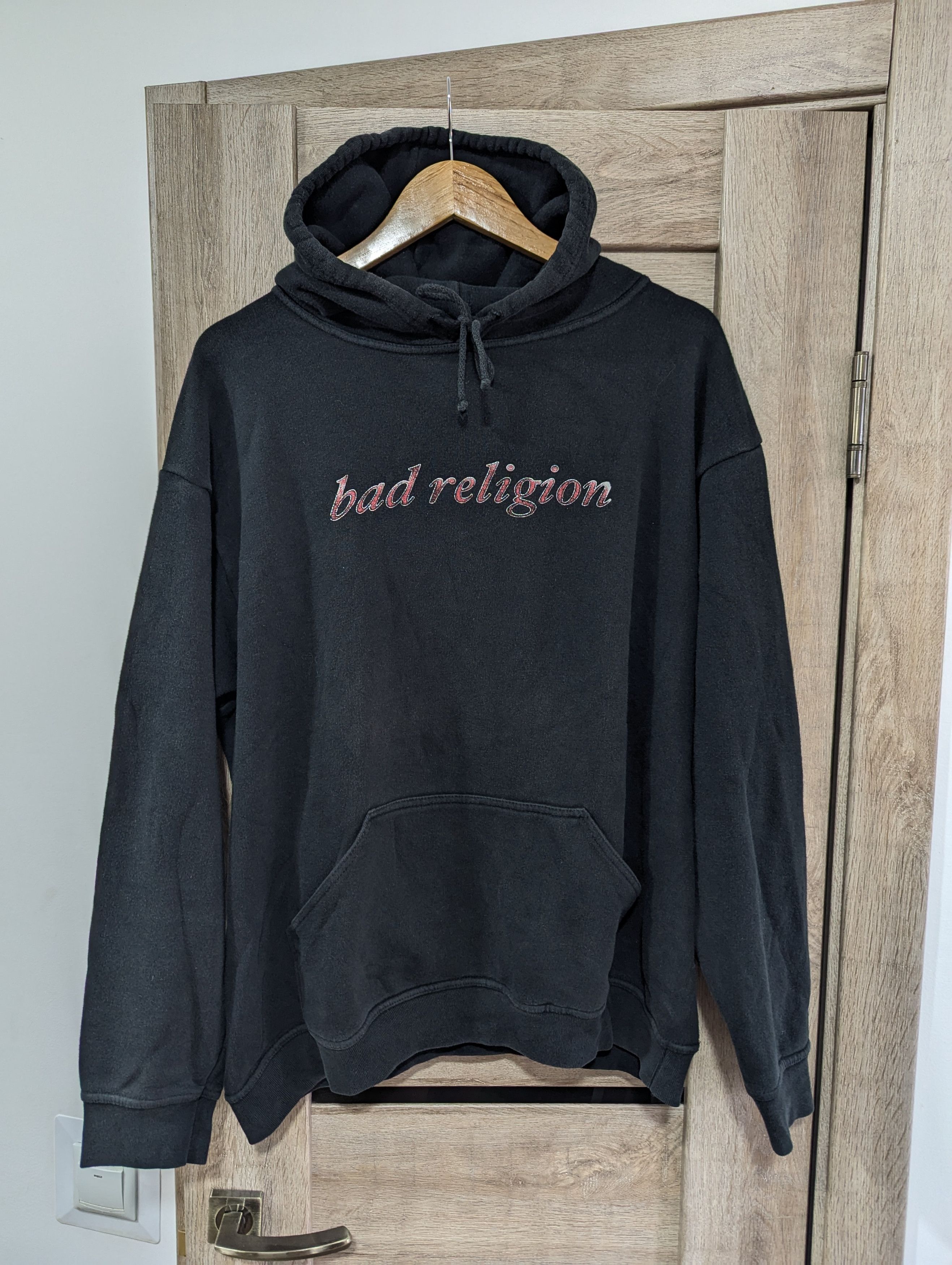 Band Tees Bad Religion Vintage Black Distressed Hoodie Size US XL / EU 56 / 4 - 2 Thumbnail