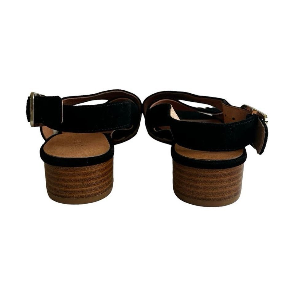 Jack Rogers Jack Rogers Amelia City Block stitched suede heel sandals Size US 7.5 / IT 37.5 - 8 Thumbnail