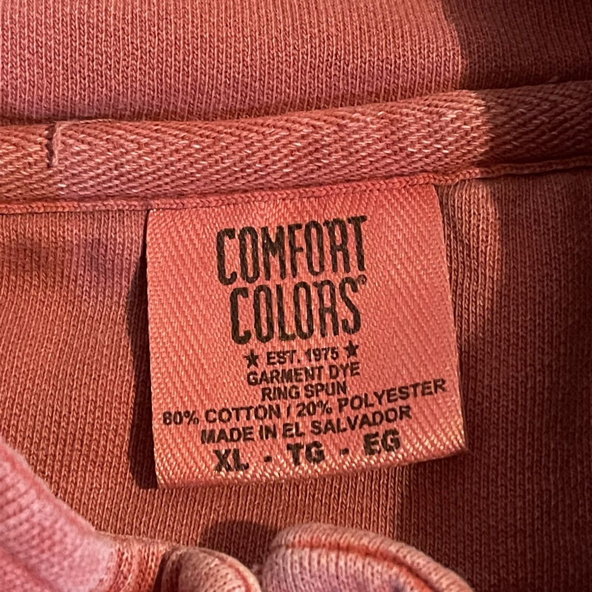 Comfort Colors Comfort Colors Quarter Zip Sweatshirt Garment Dyed Red XL Size US XL / EU 56 / 4 - 3 Thumbnail