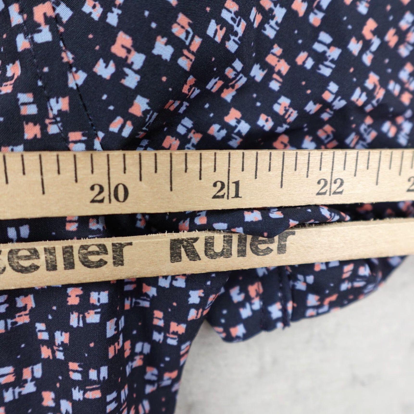 Vintage 7 Diamonds Shirt Mens Medium Blue Pink 4 Way Stretch Button Up Performance Flex Geometric Size US M / EU 48-50 / 2 - 7 Thumbnail