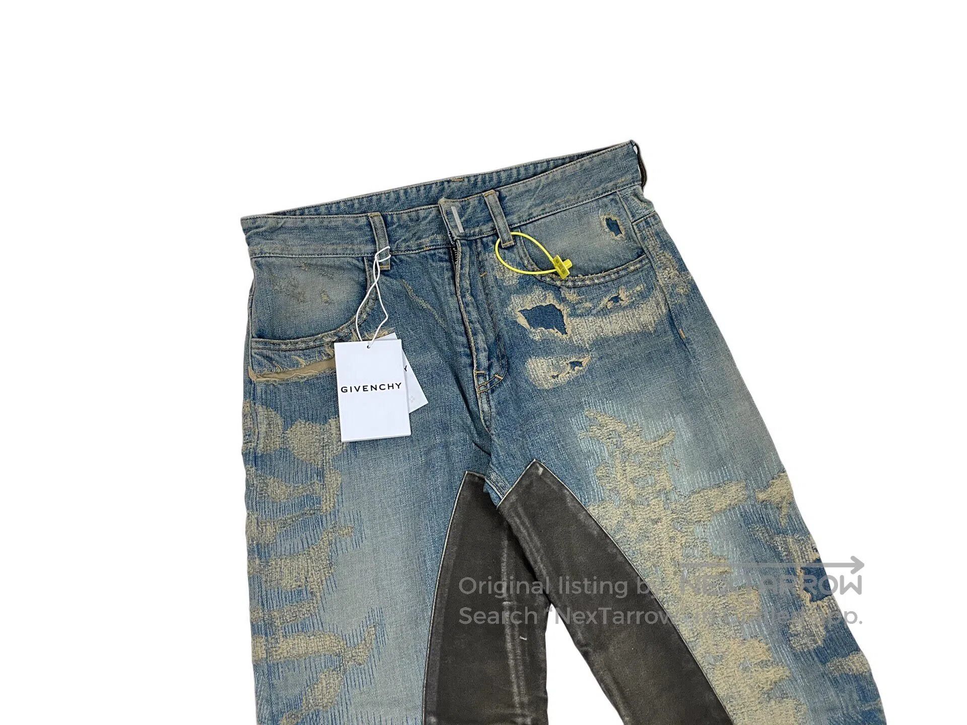 Givenchy Givenchy Original Ripped Destroyed Denim Pants Size US 30 / EU 46 - 3 Thumbnail