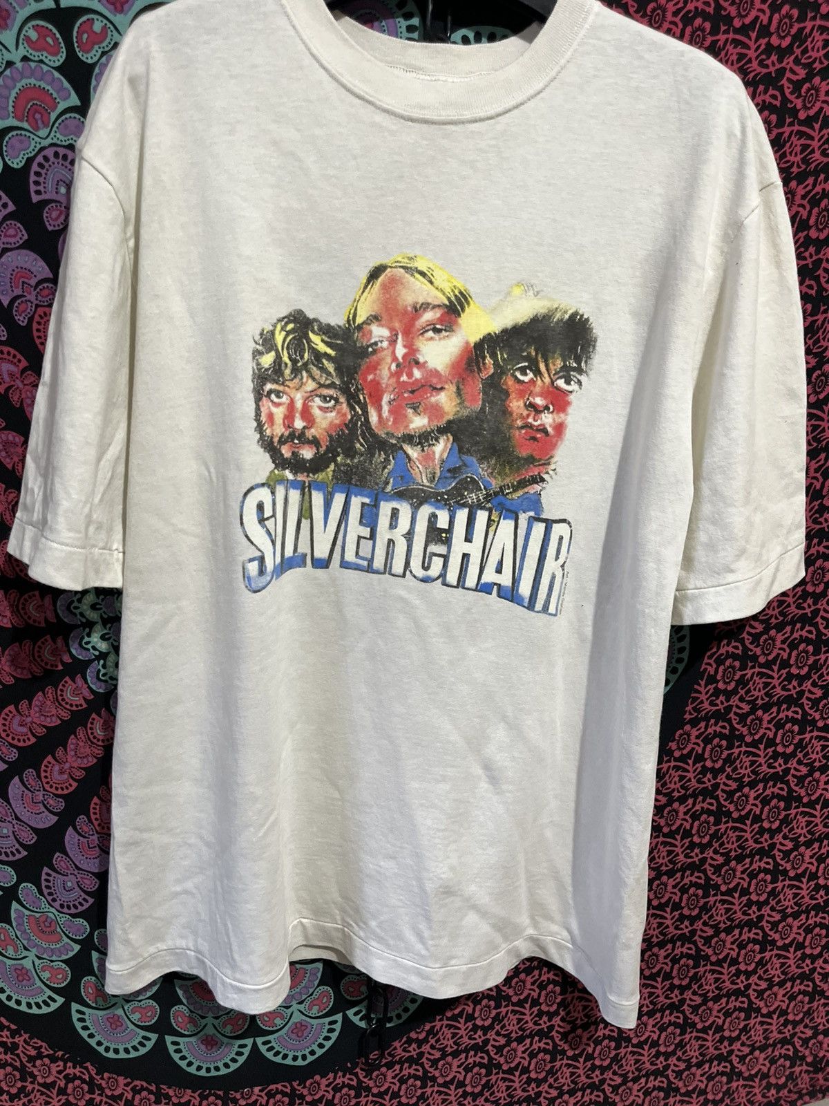 Vintage Vintage 1990’s Silverchair Cartoon T-Shirt Large f Size US XL / EU 56 / 4 - 1 Thumbnail