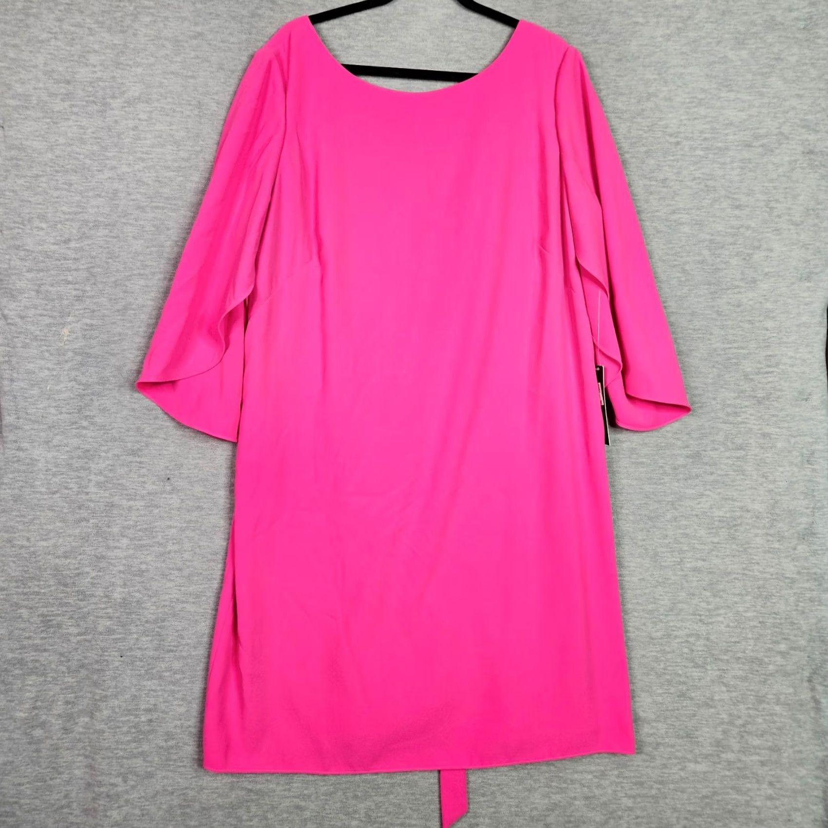 Vintage Tahari A-Line Sheath Dress Womens Plus 16W Pink NWT Size XXL / US 16-18 / IT 52-54 - 2 Thumbnail