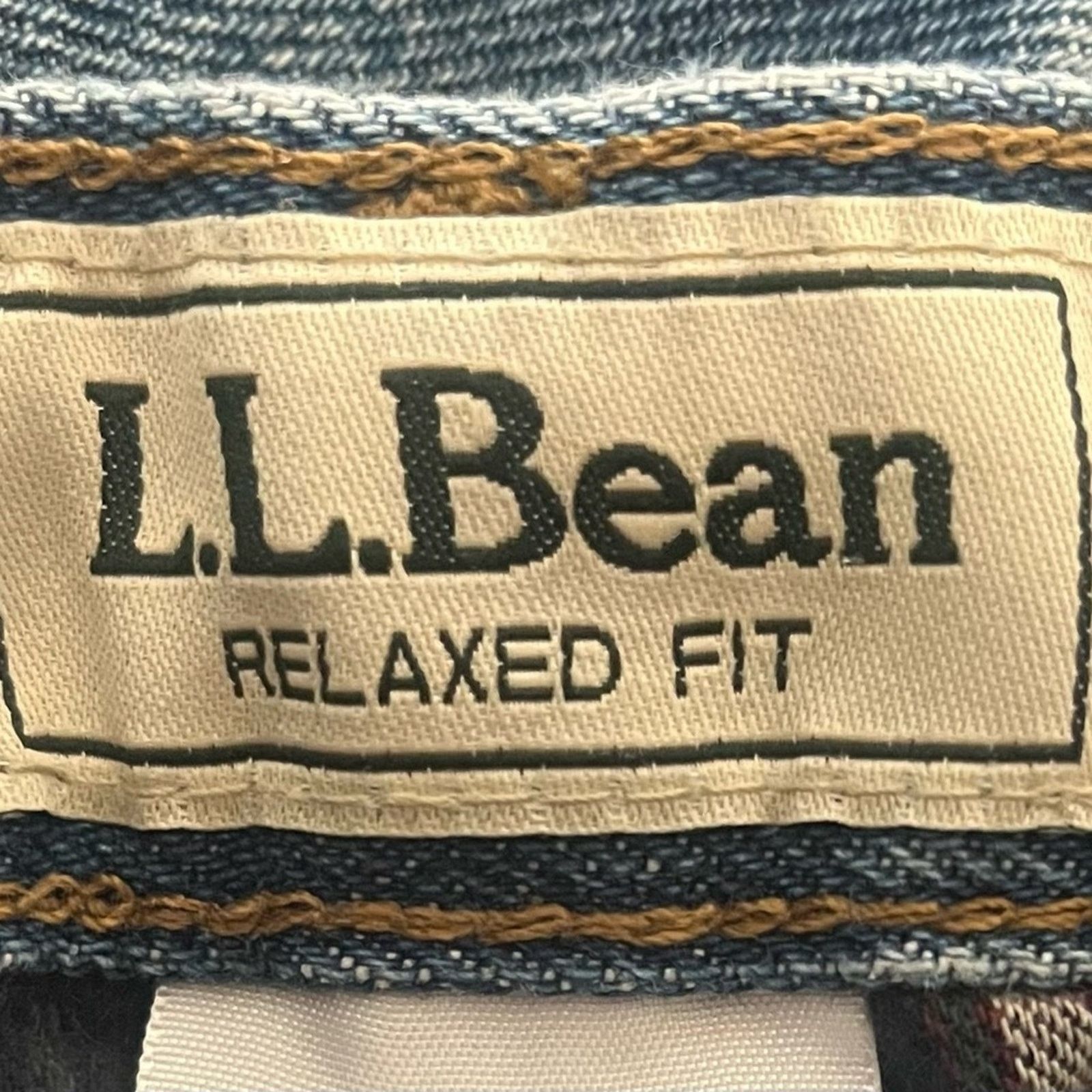 L.L. Bean L.L. Bean Blue Relaxed Jeans Straight Leg Size US 34 / EU 50 - 5 Thumbnail