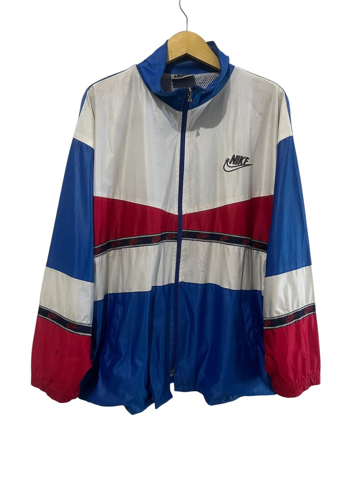 Nike Winbreaker Nike Vintage 90’s Size US XL / EU 56 / 4 - 1 Thumbnail