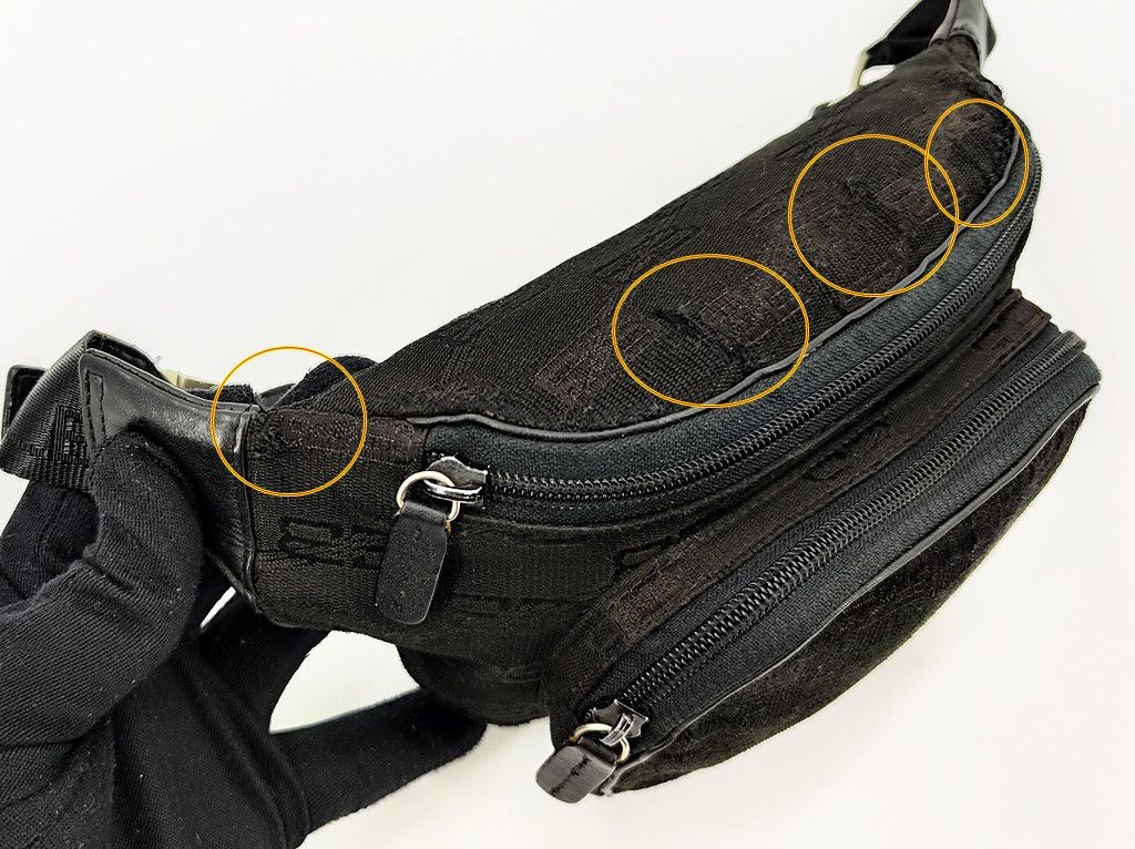Balenciaga distressed BALENCIAGA waist chest bag monogram logo vintage Size ONE SIZE - 11 Thumbnail
