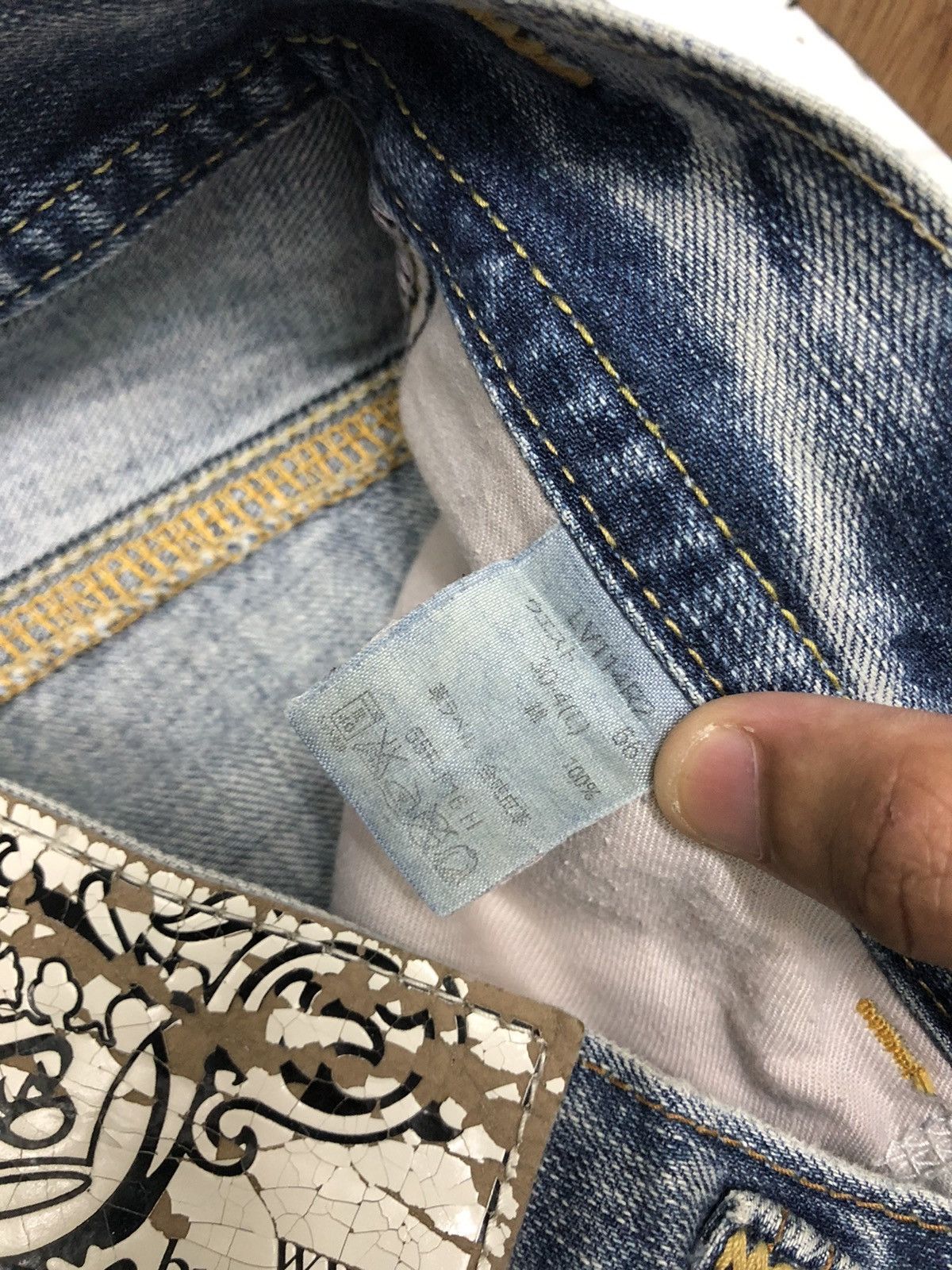 Hysteric Glamour × Japanese Brand × Vintage SICK DENIM BRAPPERS SELVEDGE DISTRESSED DENIM JEANS Size US 32 / EU 48 - 13 Thumbnail