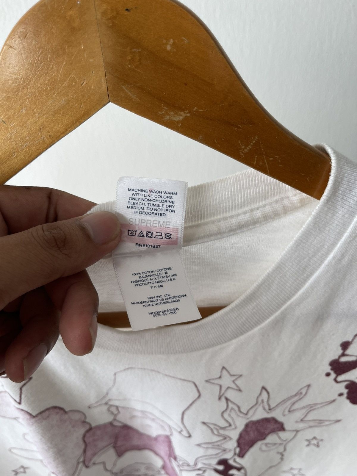 Supreme FW23 Supreme Downtown Tee A2 Size US L / EU 52-54 / 3 - 10 Thumbnail