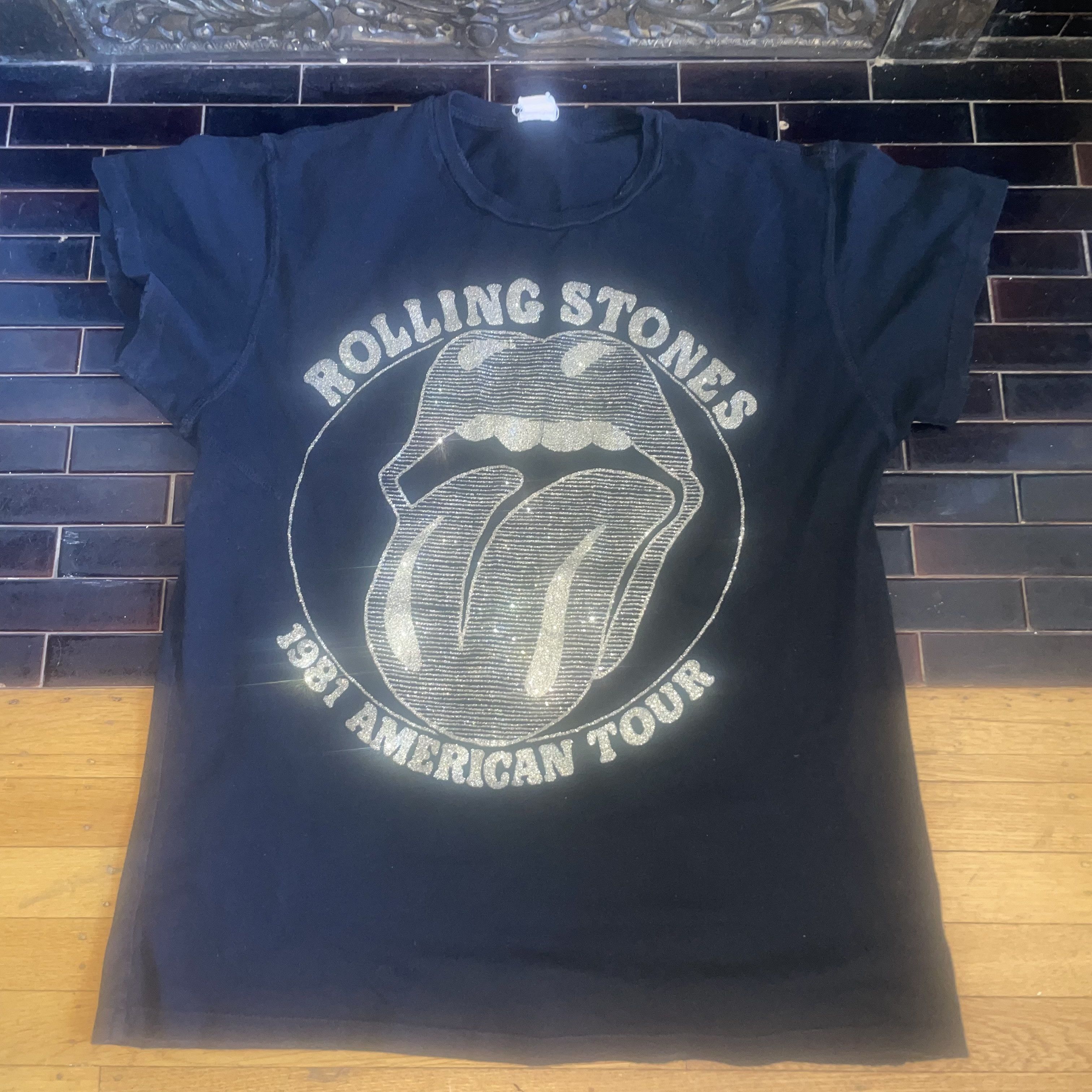 MadeWorn The Rolling Stones Single Stitch Distressed USA Size US M / EU 48-50 / 2 - 3 Thumbnail