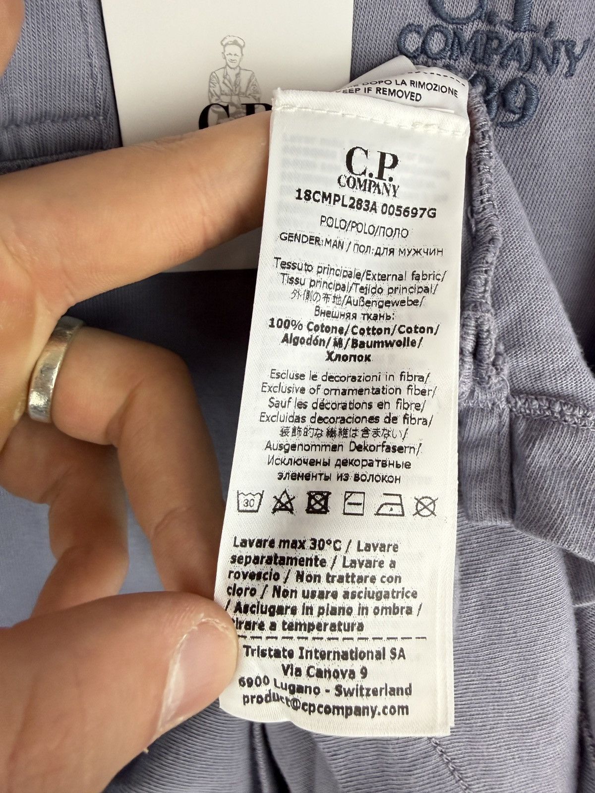 C.P. Company Lilac C.P. Company polo (brand new with tags) Size US XL / EU 56 / 4 - 8 Thumbnail