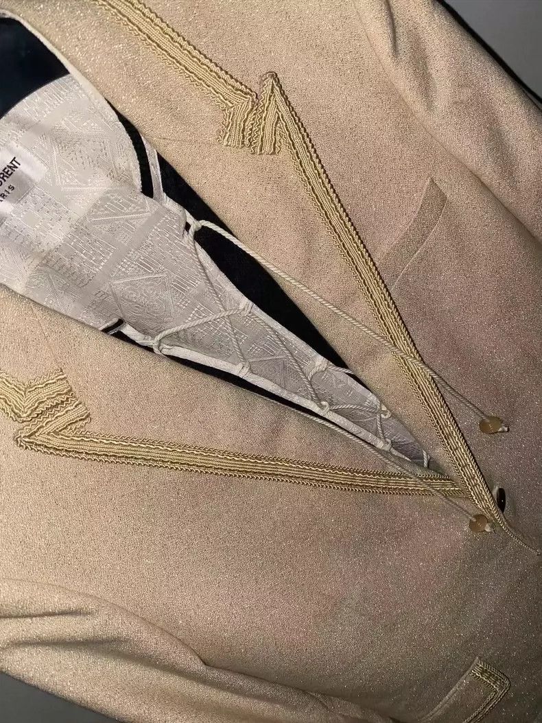Saint Laurent Paris Saint Laurent Paris 15SS palace baby's breath blazer 2505-N Size 44R - 7 Thumbnail