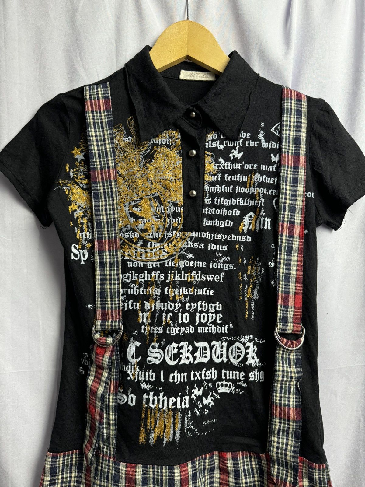 If Six Was Nine GOTHIC STYLE POEM SHORT BONDAGE Size M / US 6-8 / IT 42-44 - 4 Thumbnail