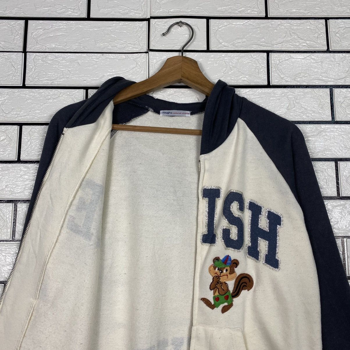 Japanese Brand 📌Vintage Zipper Hoodie Rough Union Made Big Logo Size US M / EU 48-50 / 2 - 16 Thumbnail