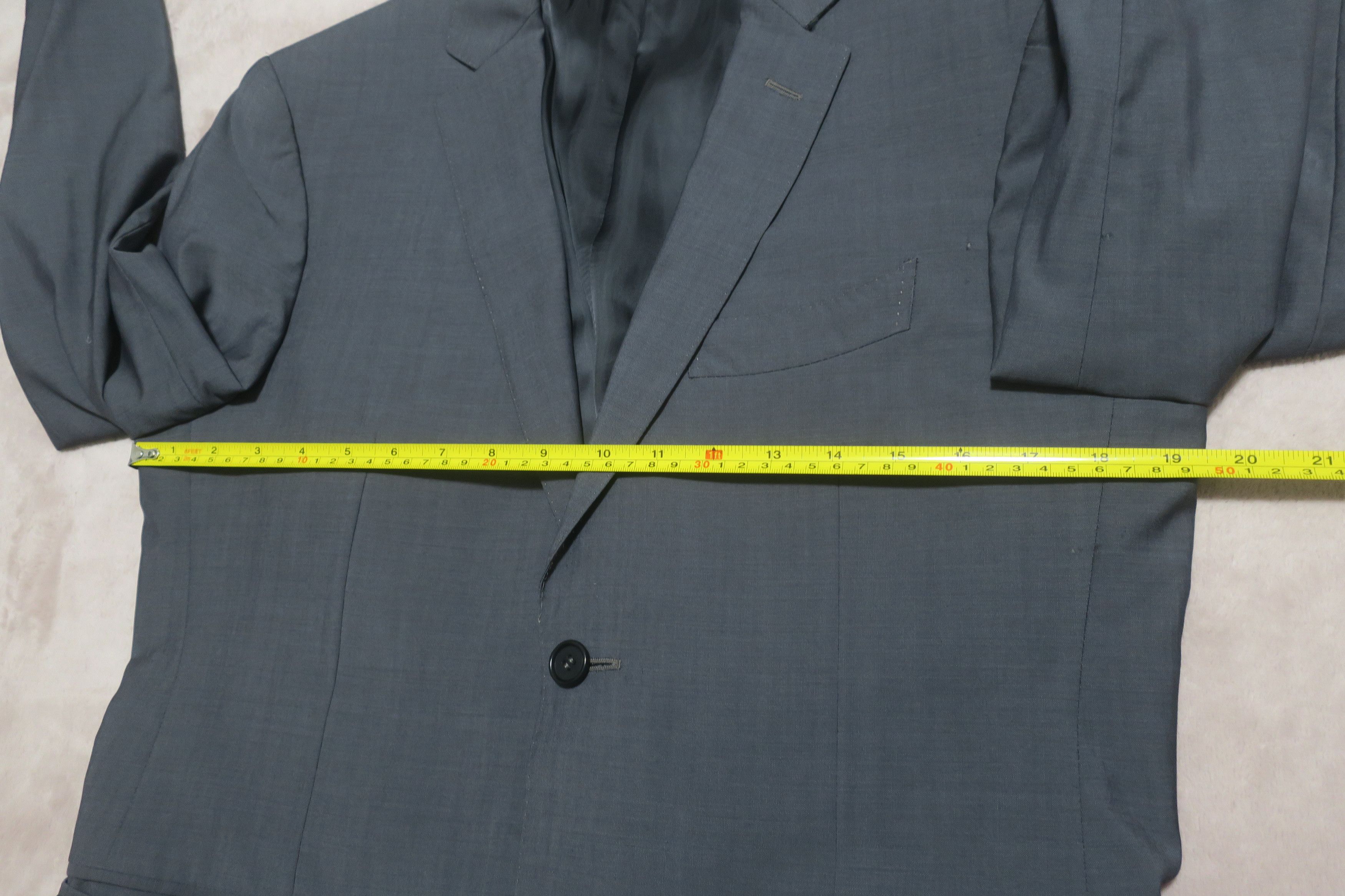 Canali Men's Gray Suit Jacket Size 50R - 5 Thumbnail