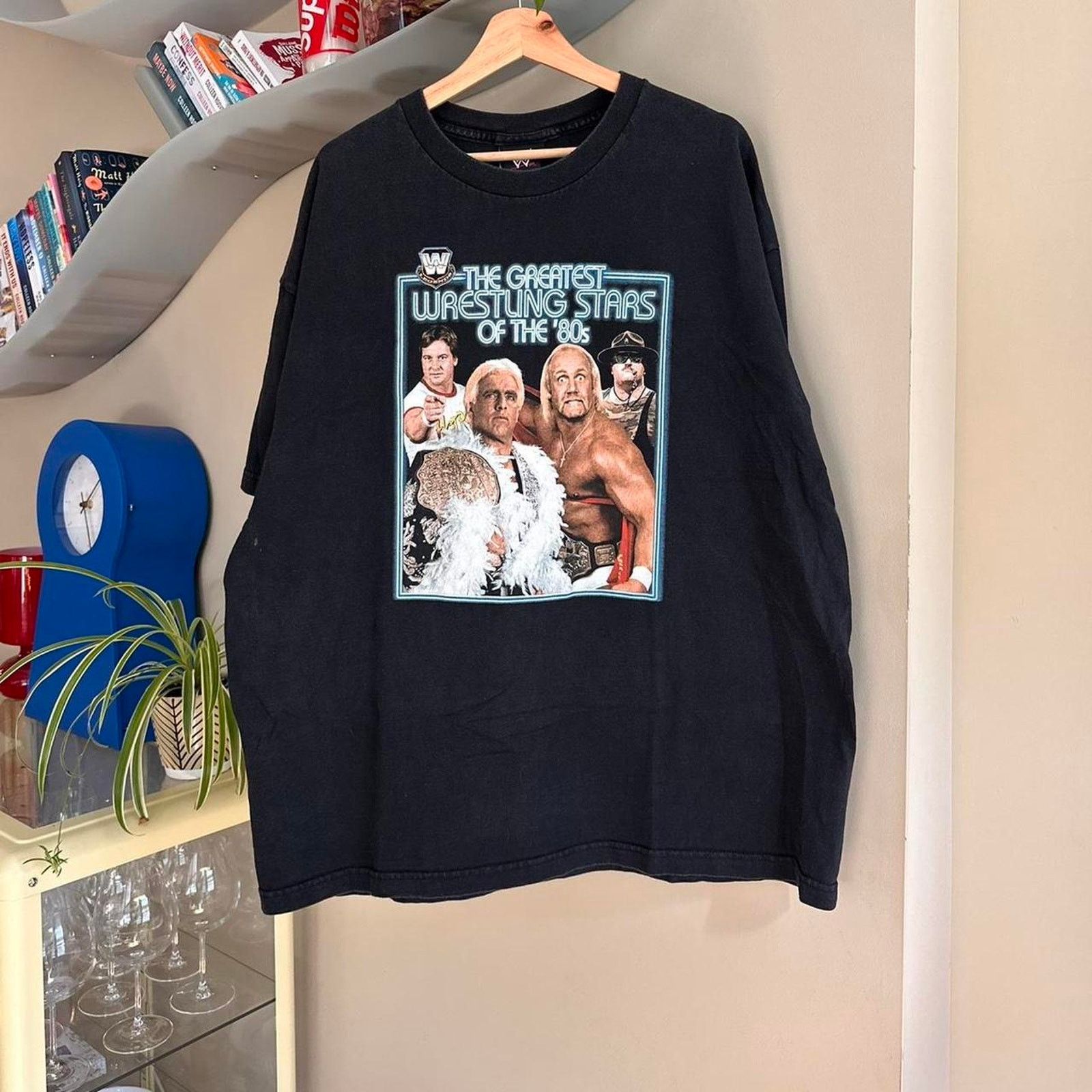 WCW/nWo × WWE Vintage WrestleMania Rick Flair Hulk Hogan Shirt Size US XXL / EU 58 / 5 - 1 Thumbnail