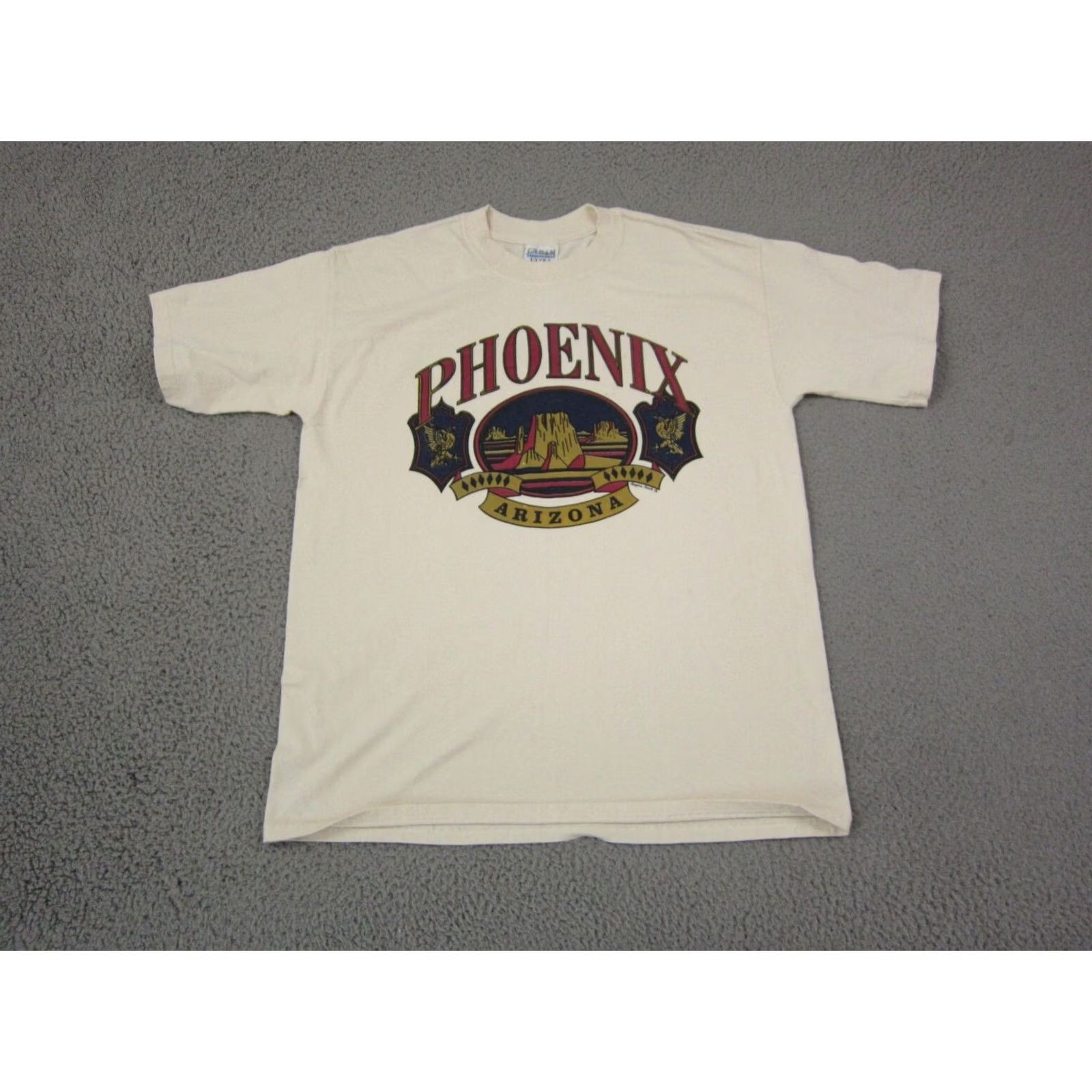 Vintage VINTAGE Phoenix Arizona Shirt Mens L Brown Short Sleeve Size US L / EU 52-54 / 3 - 2 Thumbnail