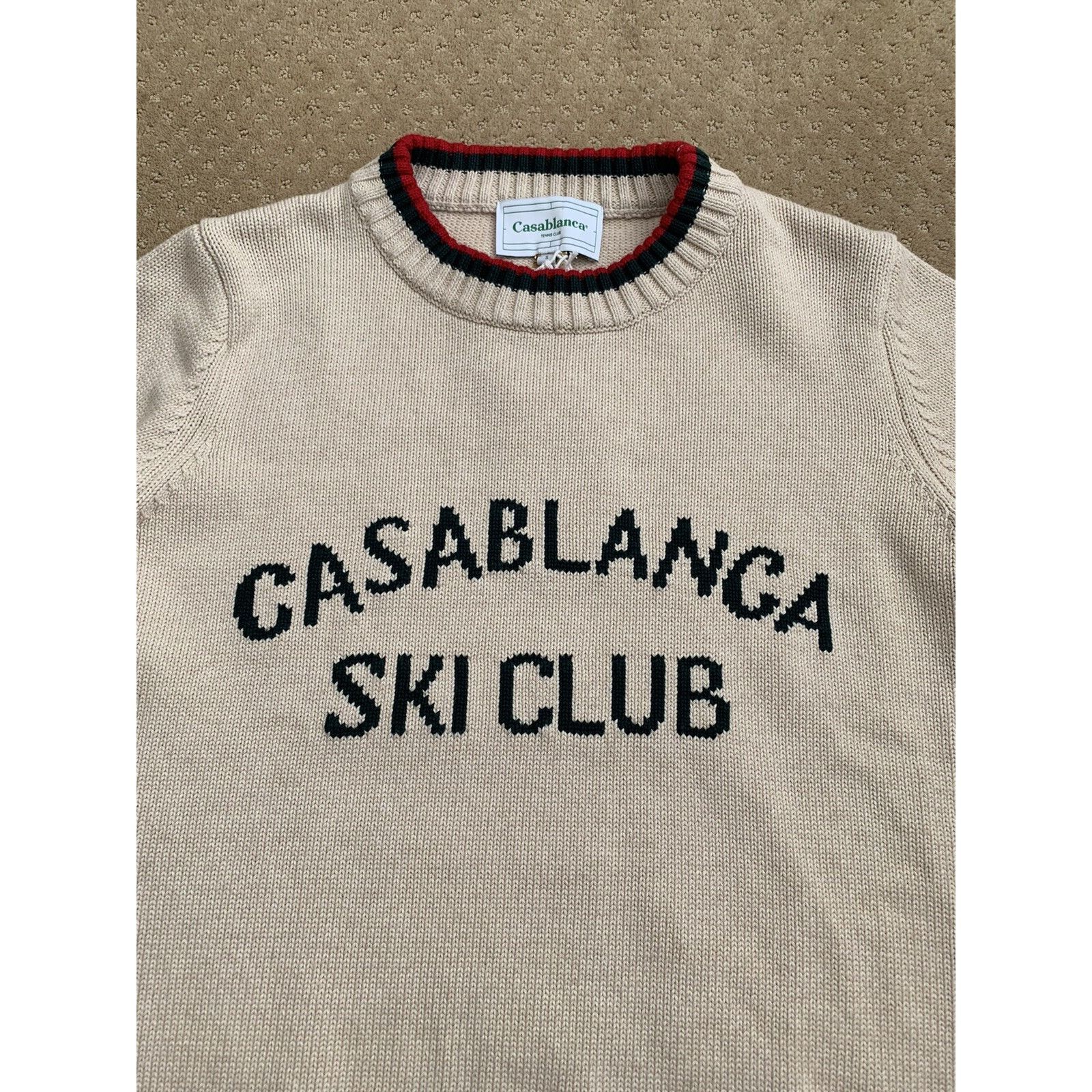 Casablanca Casablanca New Ski Club Sweater Knit Cream Small Size US S / EU 44-46 / 1 - 5 Thumbnail