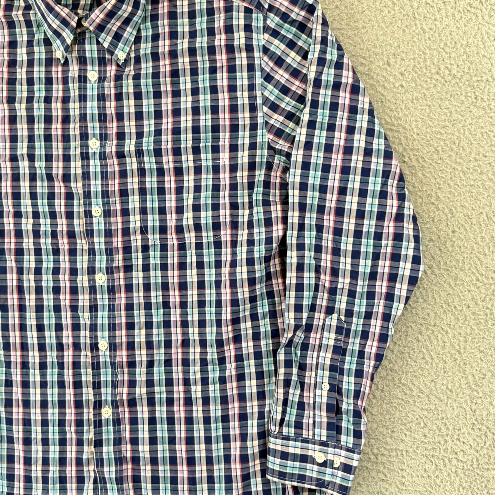 Brooks Brothers Brooks Brothers Regent Shirt Men L Plaid Button Long Sleeve Supima Cotton Preppy Size US L / EU 52-54 / 3 - 6 Thumbnail