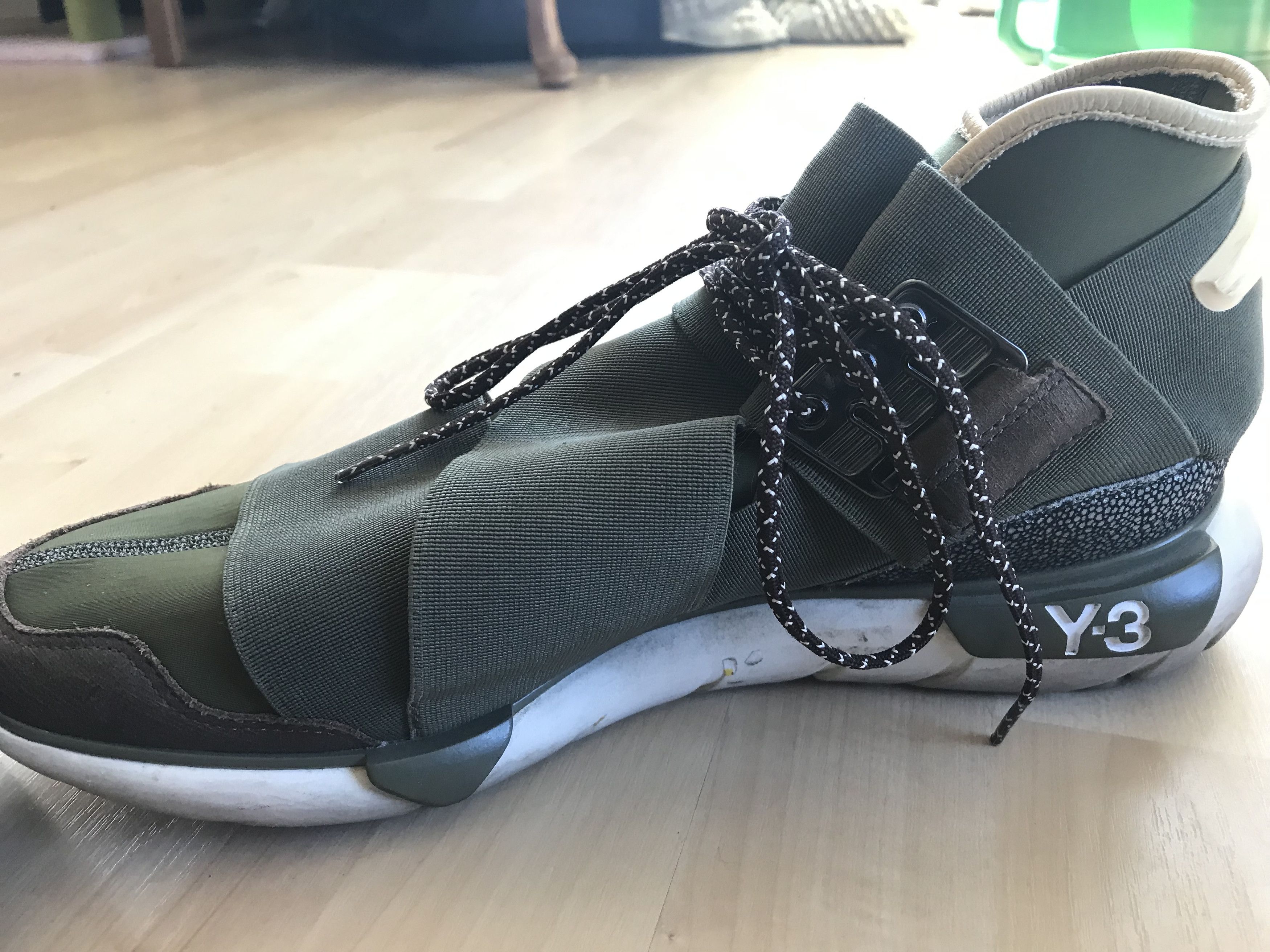 Adidas Y-3 Yohji Yamamoto Qasa High Olive Drab Adidas Size US 11 / EU 44 - 6 Thumbnail