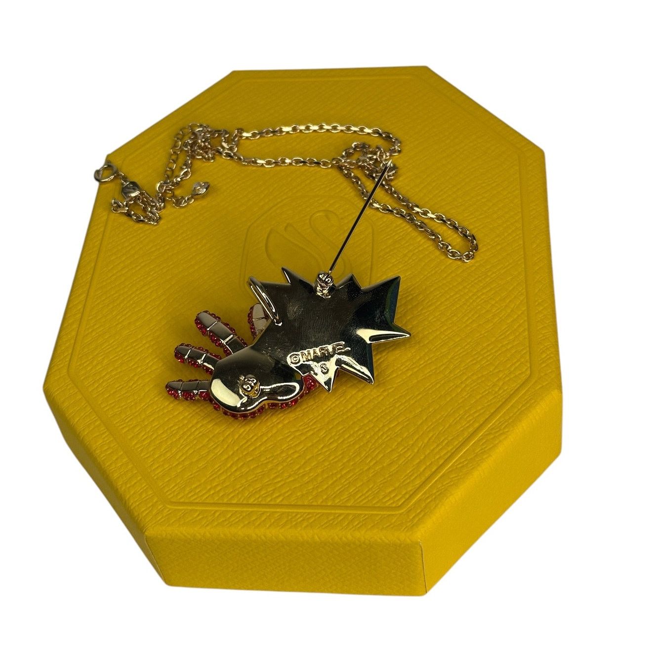 Swarovski Swarovski Iron Man Marvel Necklace Pendant brooch Unisex Size ONE SIZE - 6 Thumbnail