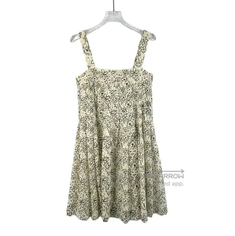 Chanel Chanel Beige Cotton Women's Dress . Size S / US 4 / IT 40 - 2 Thumbnail
