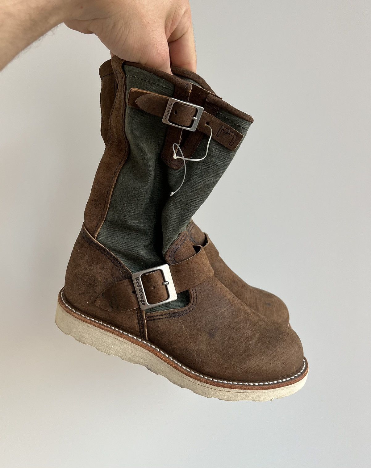Red Wing × Vintage Vintage Red Wing 2980 Suede Brown Boots Shoes Size US 5 / EU 37 - 1 Thumbnail