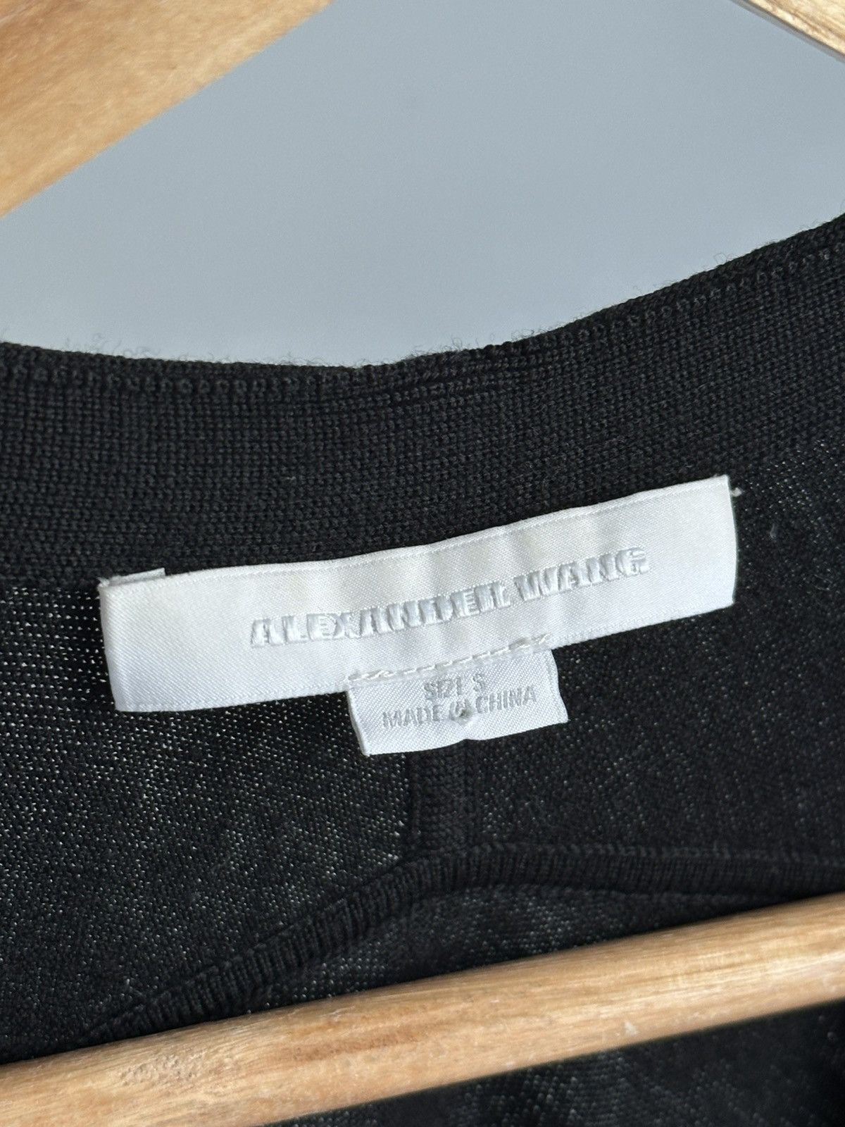 Alexander Wang Alexander Wang Black Wool Cardigan Avant Garde Sweater Size S / US 4 / IT 40 - 4 Thumbnail