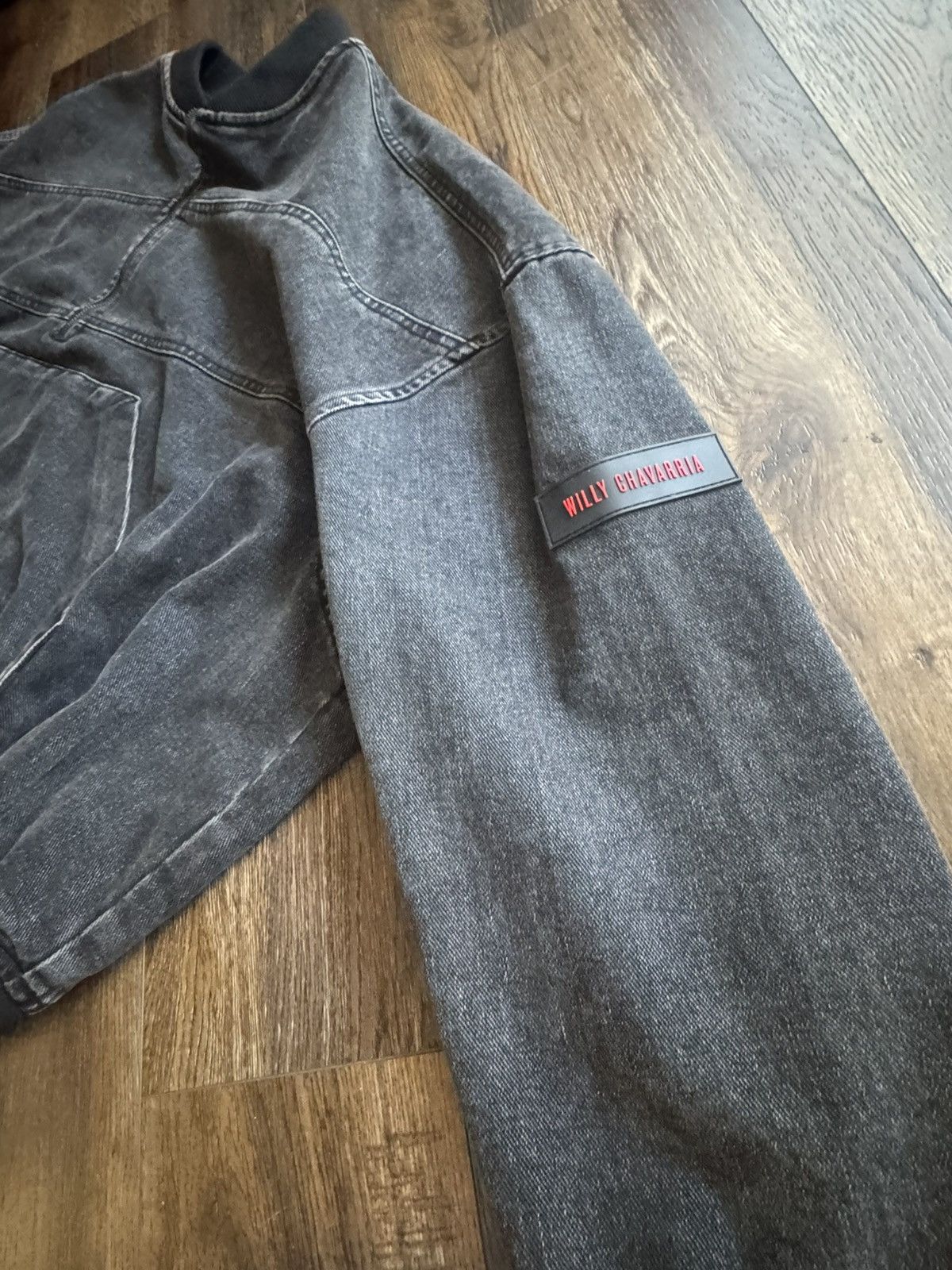 Willy Chavarria Warrior Zip Crew-Washed Black Size US M / EU 48-50 / 2 - 7 Thumbnail