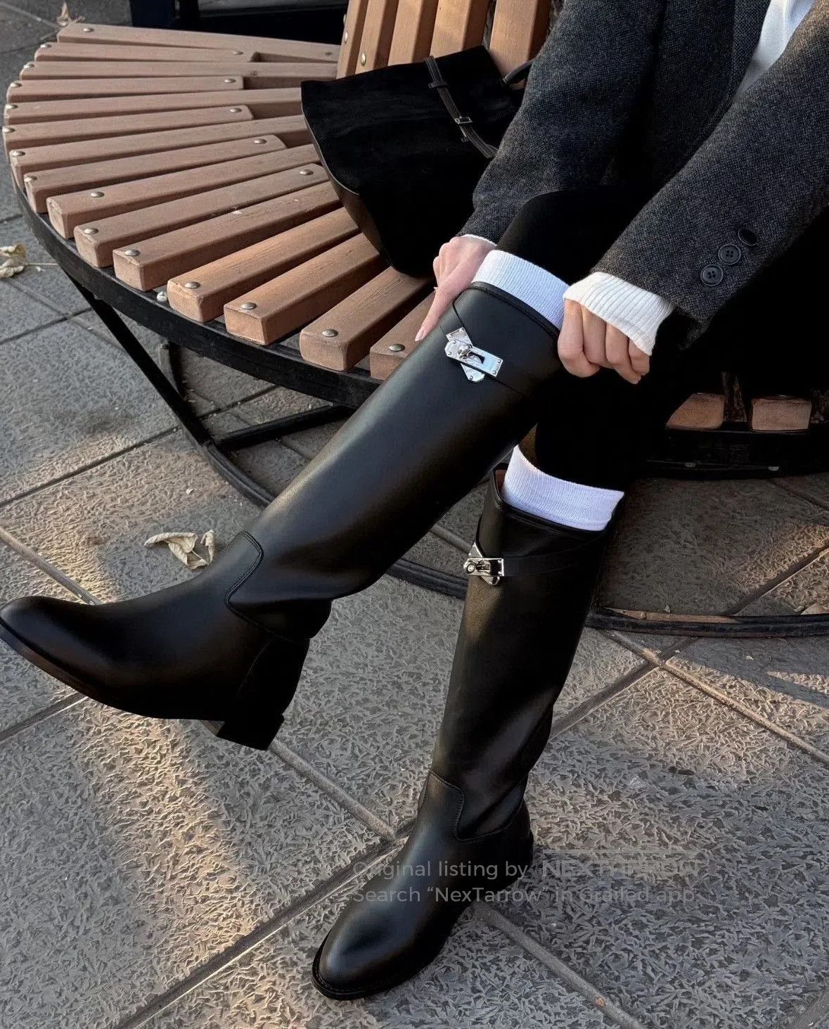 Hermes Hermes Jumping Kelly Knee. Size US 7 / IT 37 - 6 Thumbnail