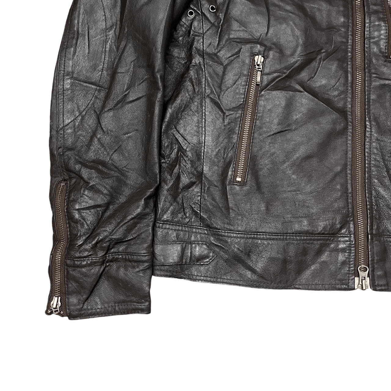 Takeo Kikuchi Vintage Takeo Kikuchi Pigskin Rider Leather Jacket Size US M / EU 48-50 / 2 - 3 Thumbnail