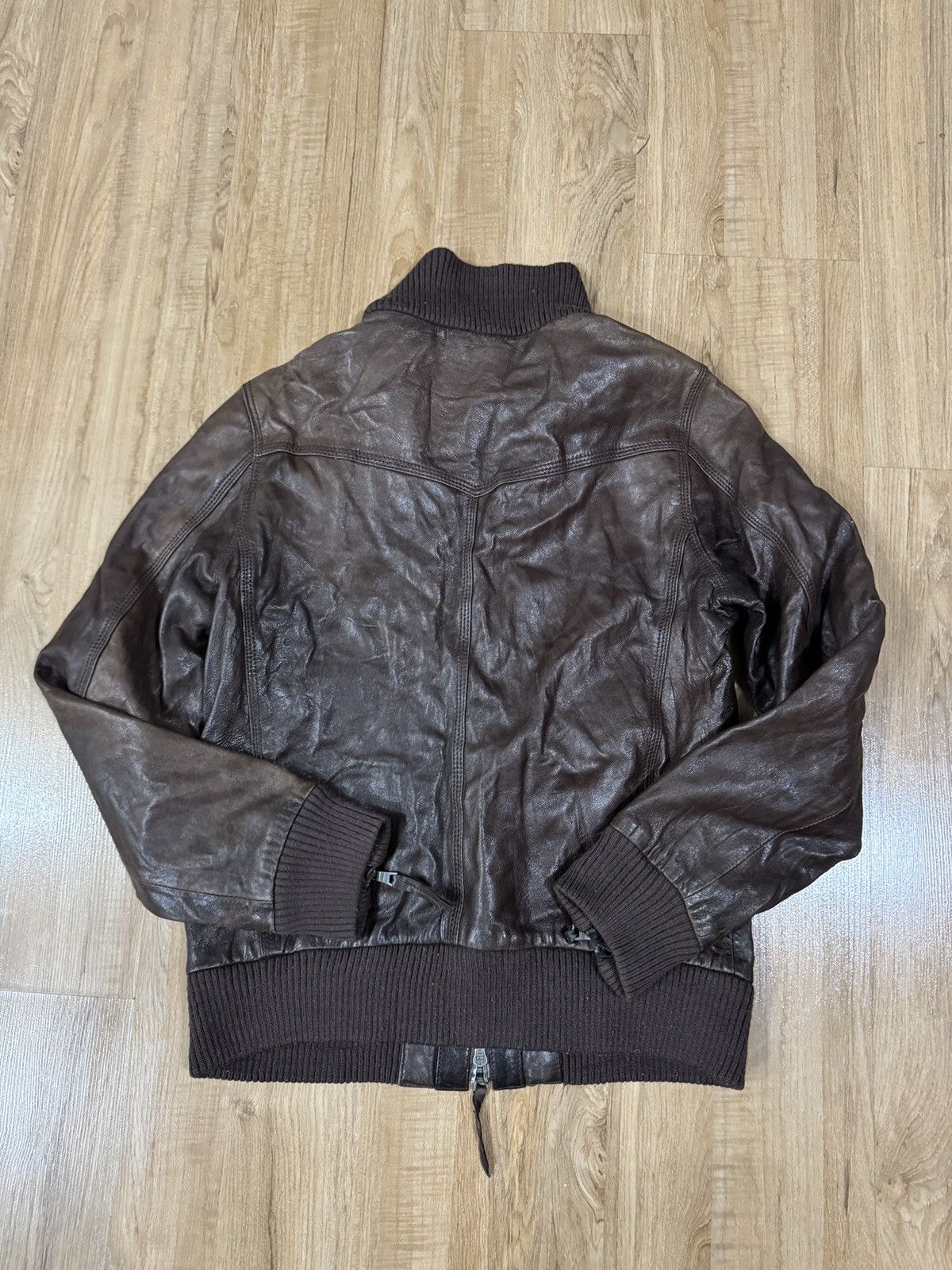 Japanese Brand × Vintage Japanese Brand Leather Jacket Size US M / EU 48-50 / 2 - 4 Thumbnail