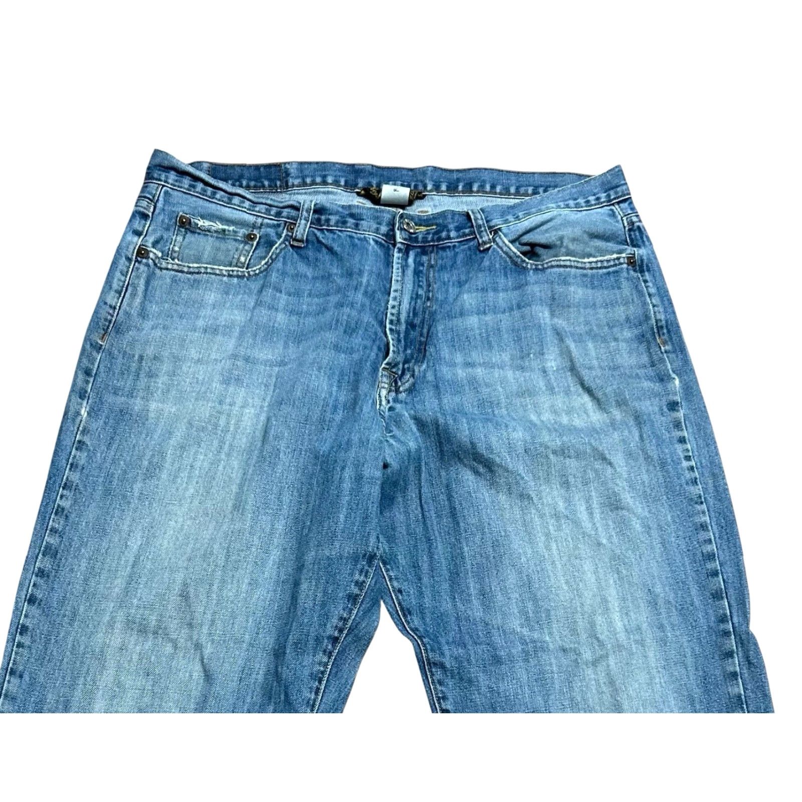 Lucky Brand Lucky Brand Jeans Mens 38x31 Bootcut Denim Zip Fly 5-Pocket Regular Inseam 31 in Blue USA Logo Size US 38 / EU 54 - 5 Thumbnail