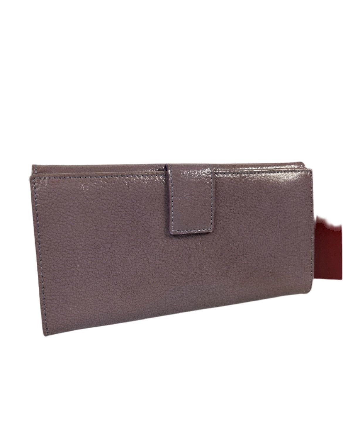 Salvatore Ferragamo Ferragamo Purple Leather Long Wallet Size ONE SIZE - 3 Thumbnail