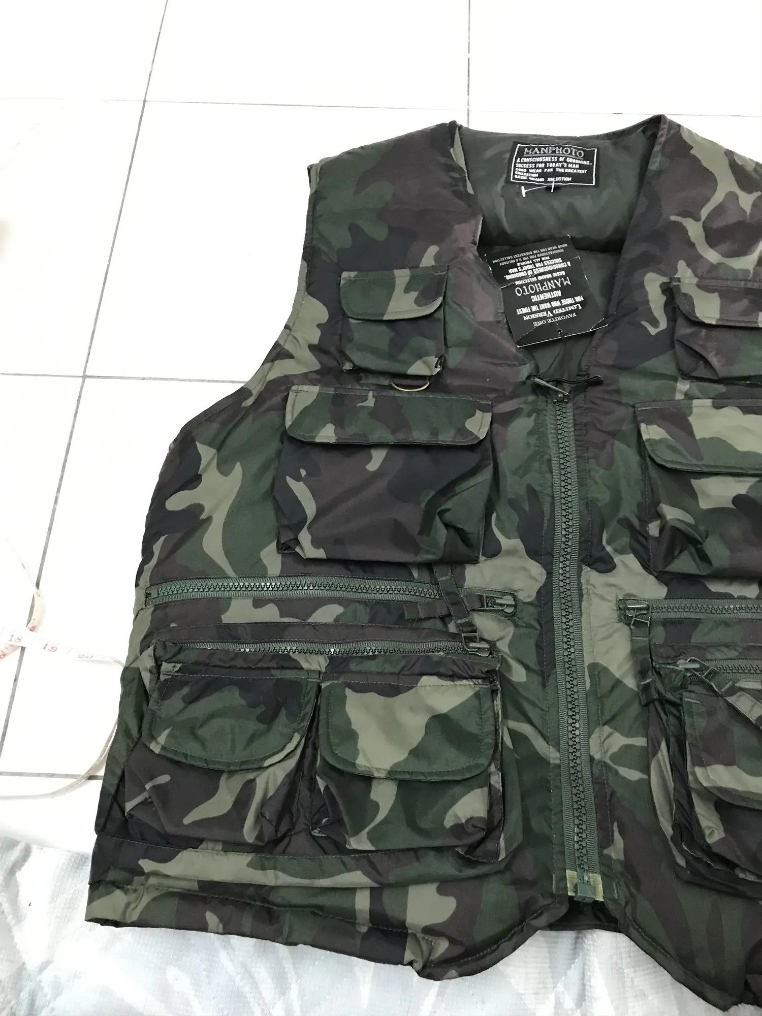 Japanese Brand Military Fatigue Down Feathers Jacket Size US L / EU 52-54 / 3 - 8 Thumbnail