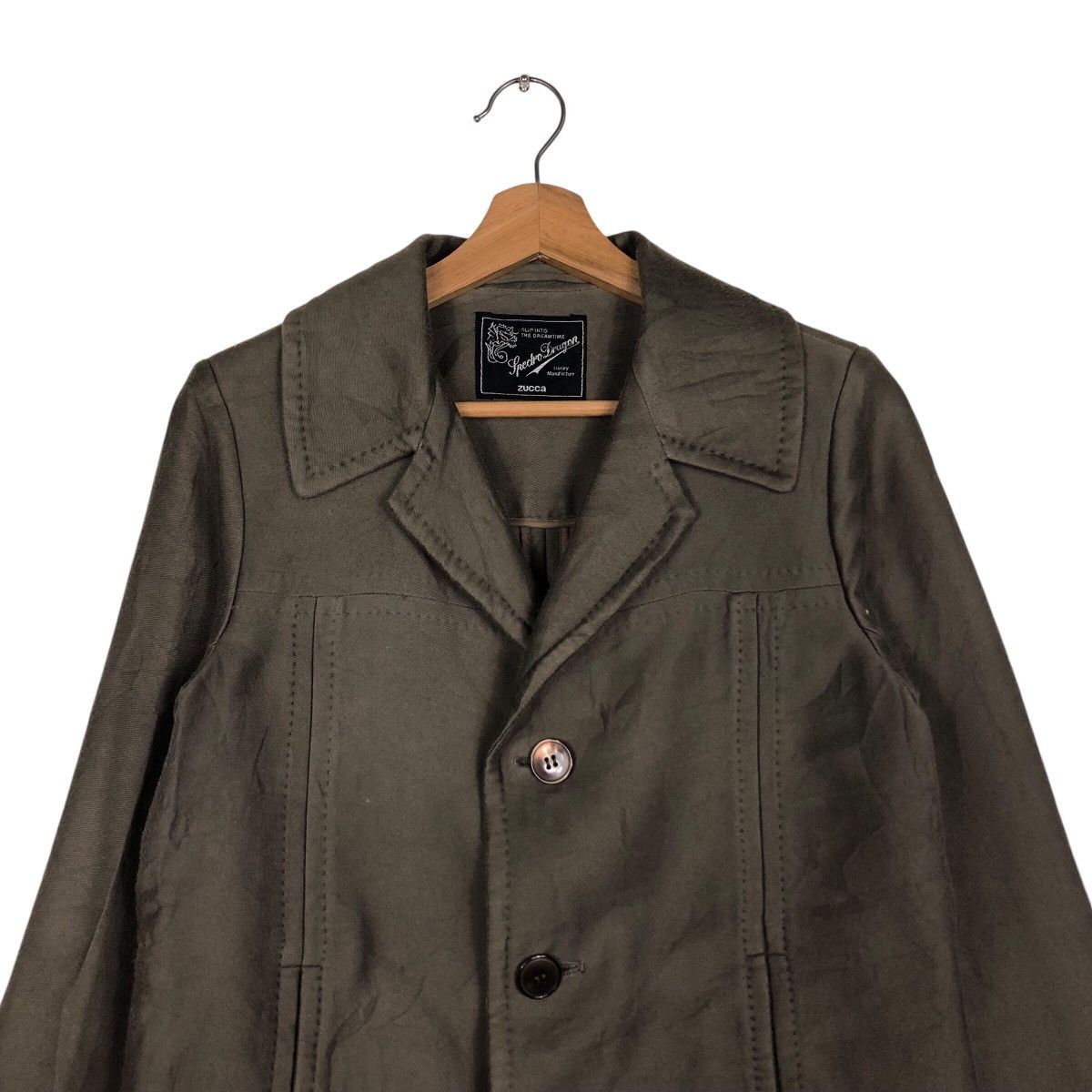 Issey Miyake 📌Vintage Chore Biker Jacket Spectro Dragon Zucca Size US S / EU 44-46 / 1 - 4 Thumbnail