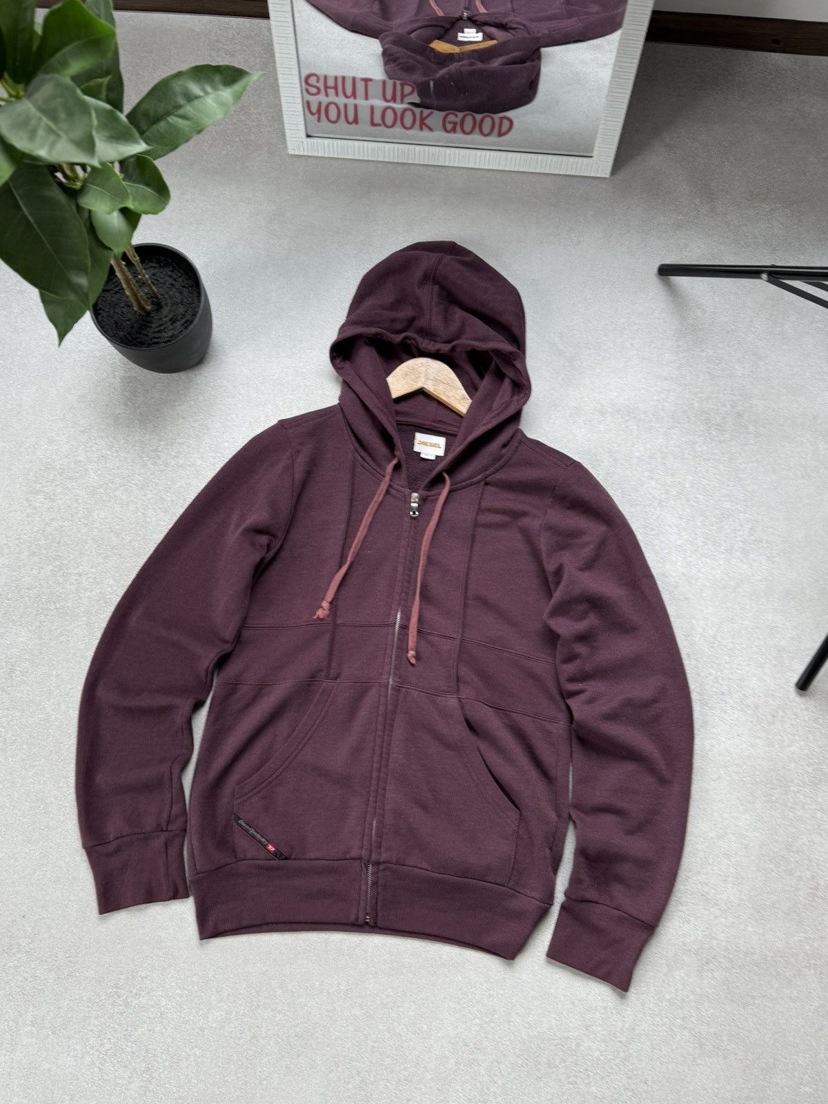 Diesel Diesel Full Zip Hoodie Men’s Vintage Y2K Hooded Pullover Size US S / EU 44-46 / 1 - 2 Thumbnail