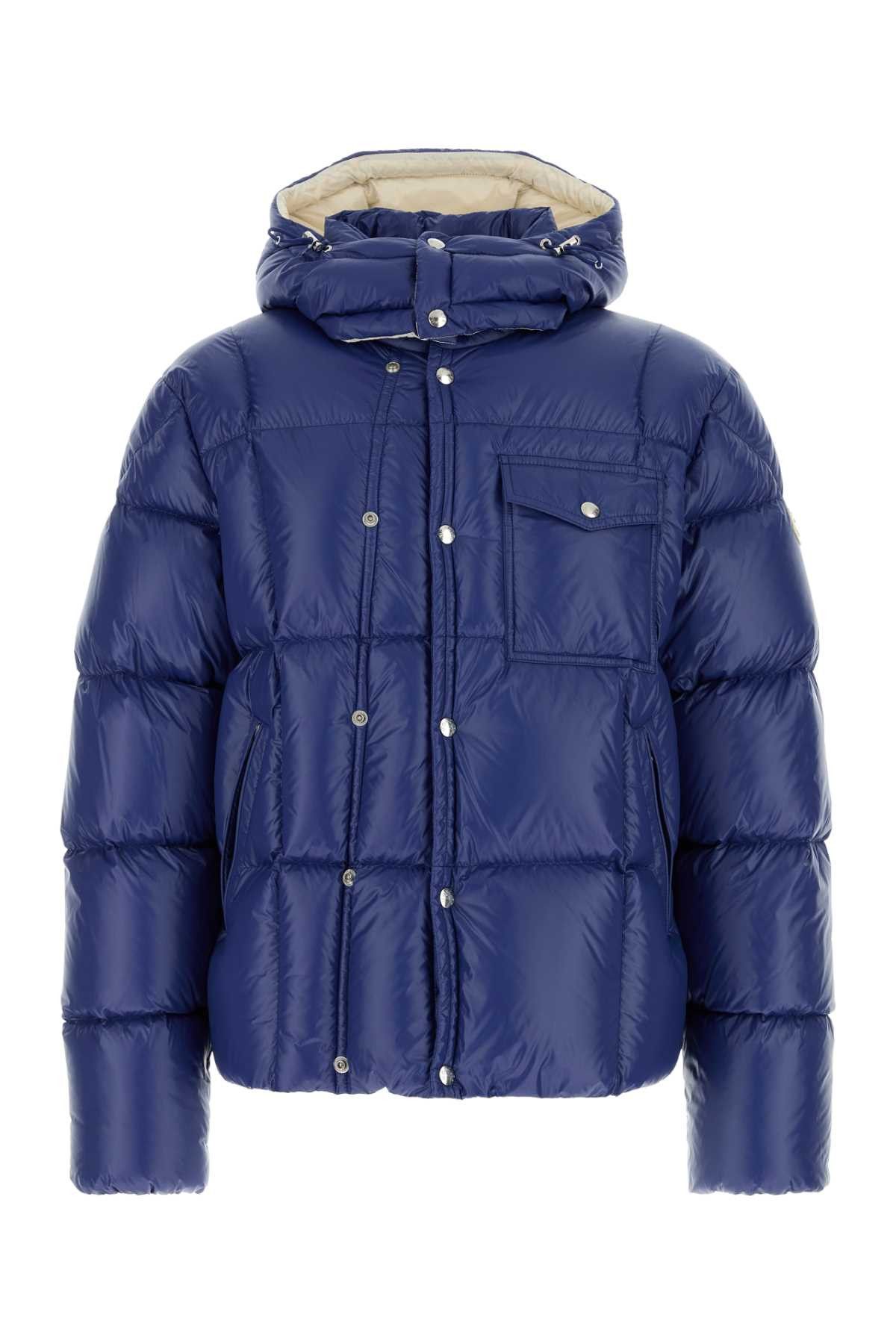 Moncler Blue Nylon Serfanto Down Jacket Size US L / EU 52-54 / 3 - 1 Thumbnail