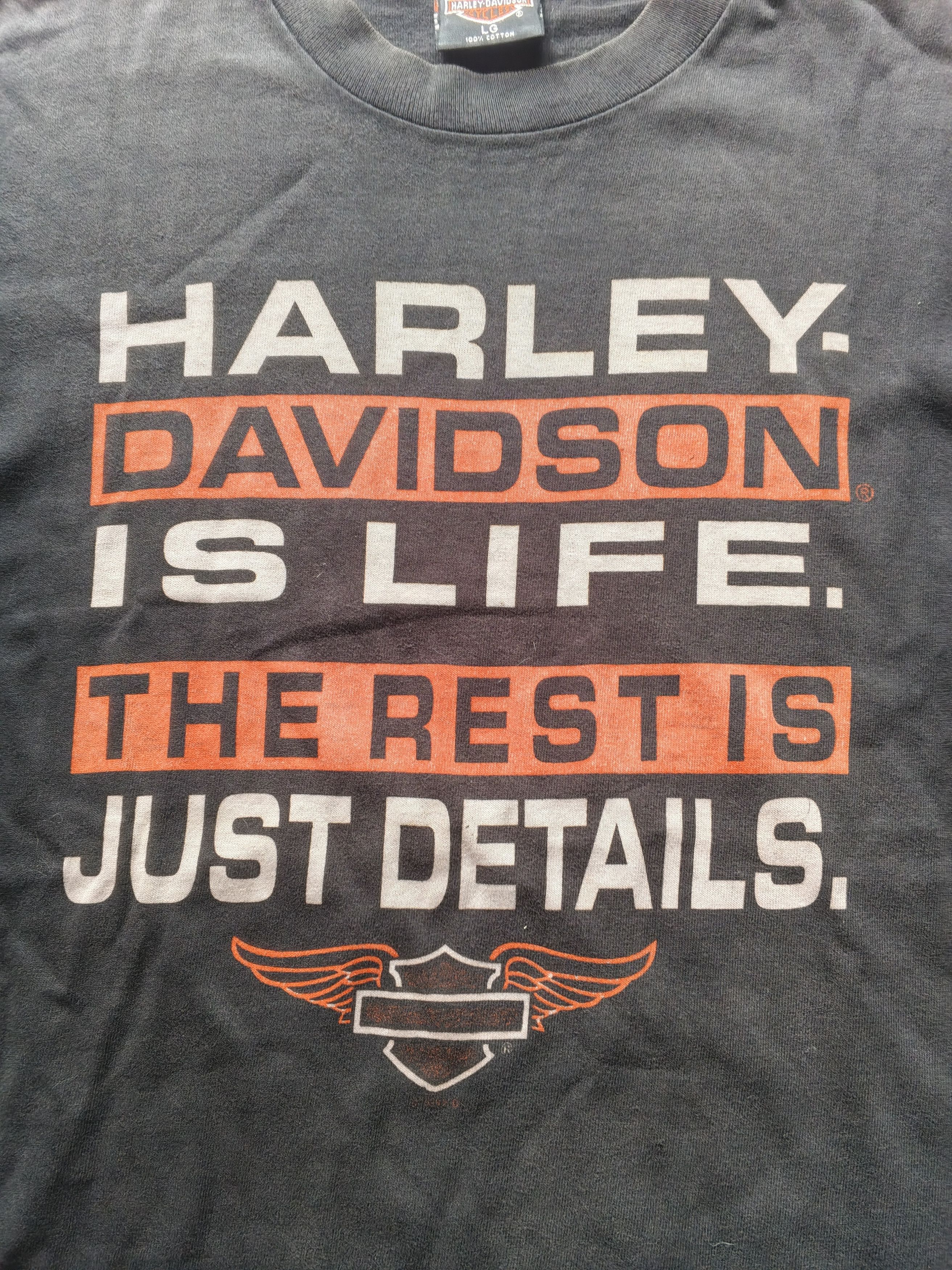 Harley Davidson Vintage harley davidson t shirt Size US L / EU 52-54 / 3 - 4 Thumbnail