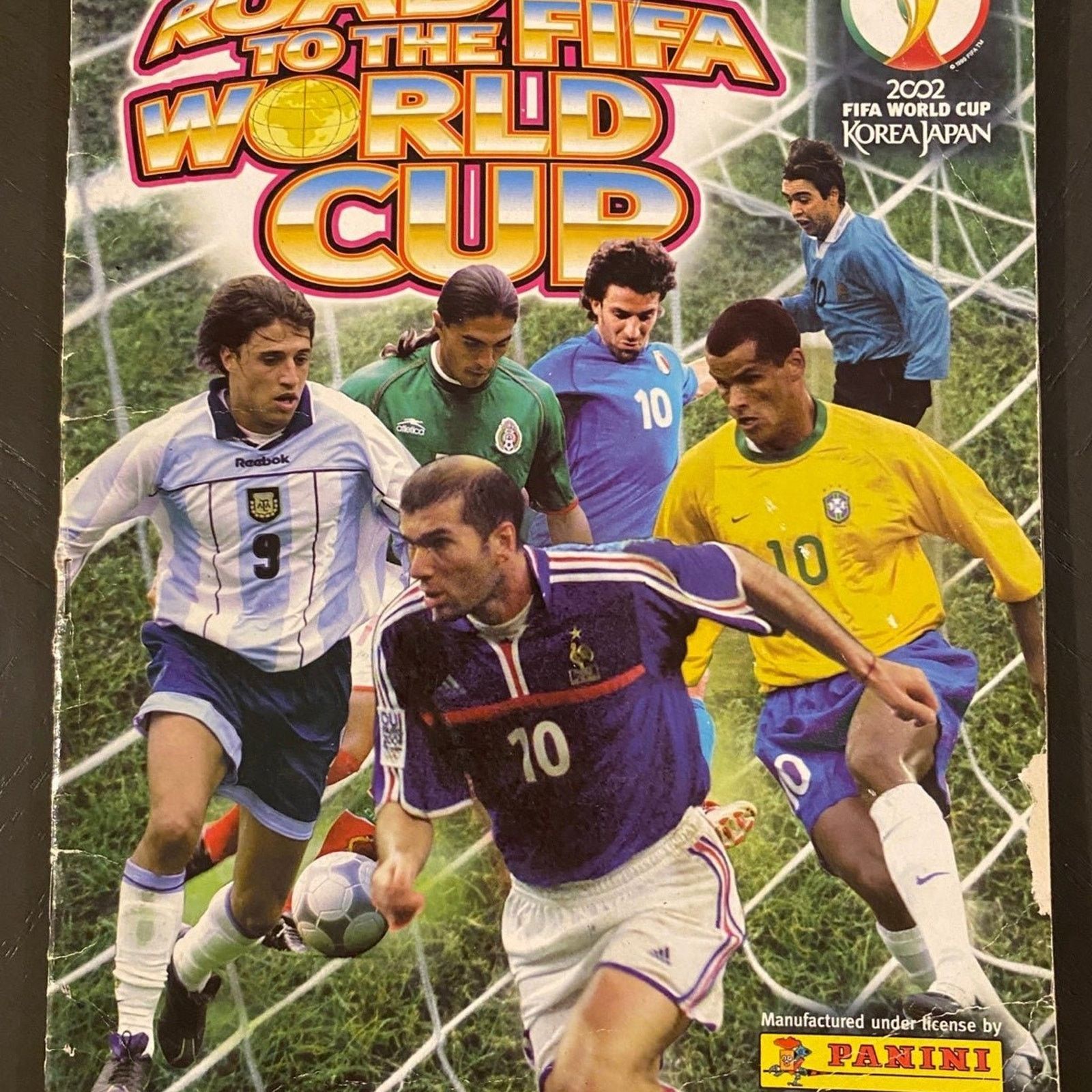 Panini Album Road FIFA World Cup Korea Japan 2002 + Stickers