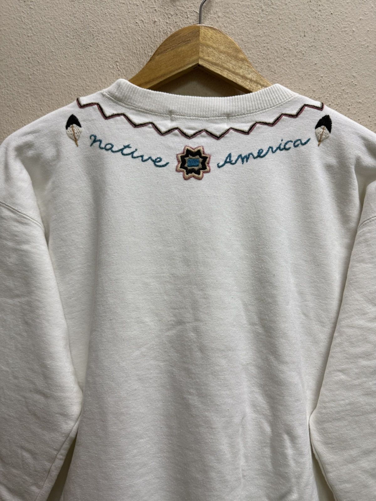 Native Vintage Banana Moon Native American Cropped Sweatshirt Size M / US 6-8 / IT 42-44 - 19 Thumbnail