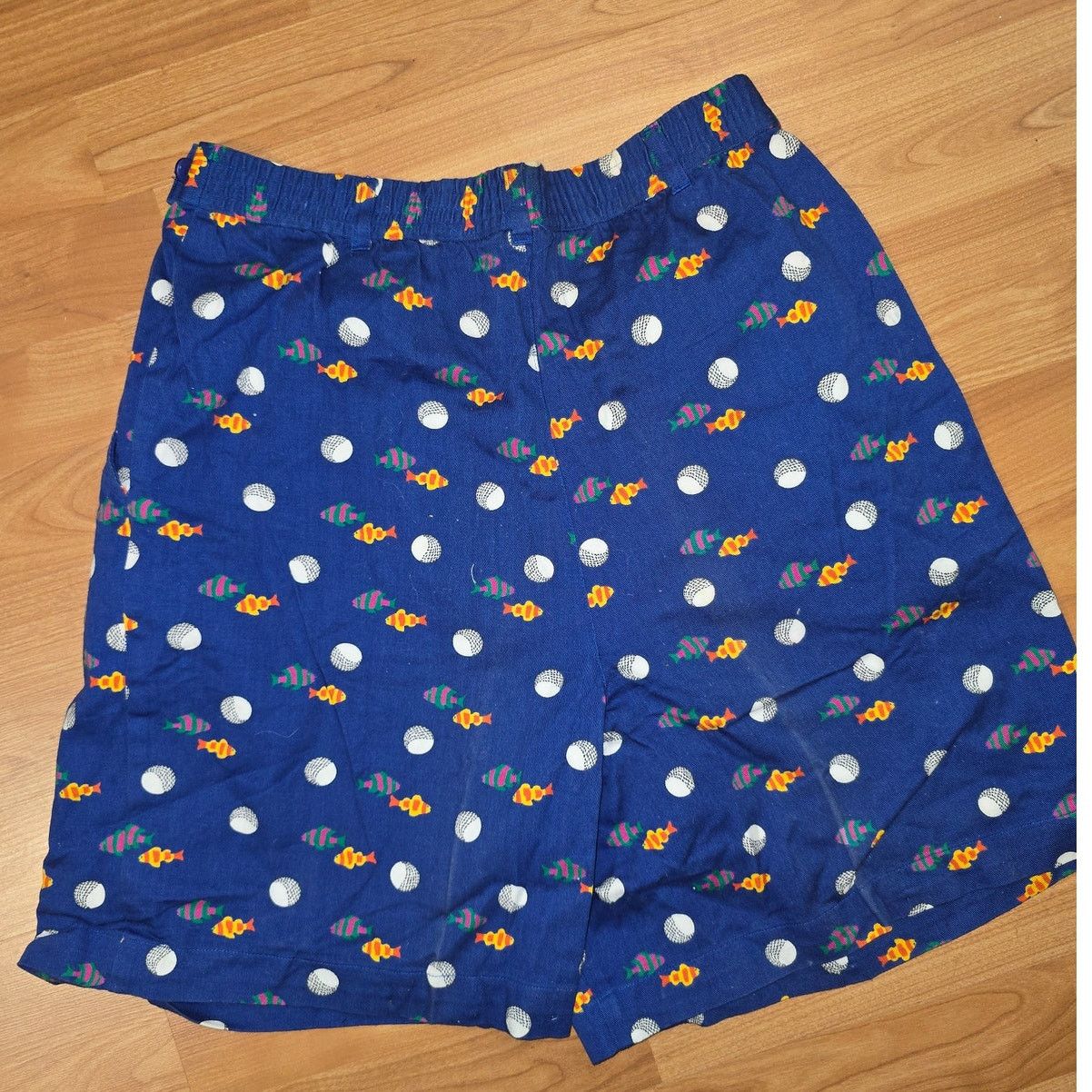 Vintage Vintage EP Pro Golf Blue Shorts Fish Print 10 Golfing Shorts Size 32" / US 10 / IT 46 - 6 Thumbnail