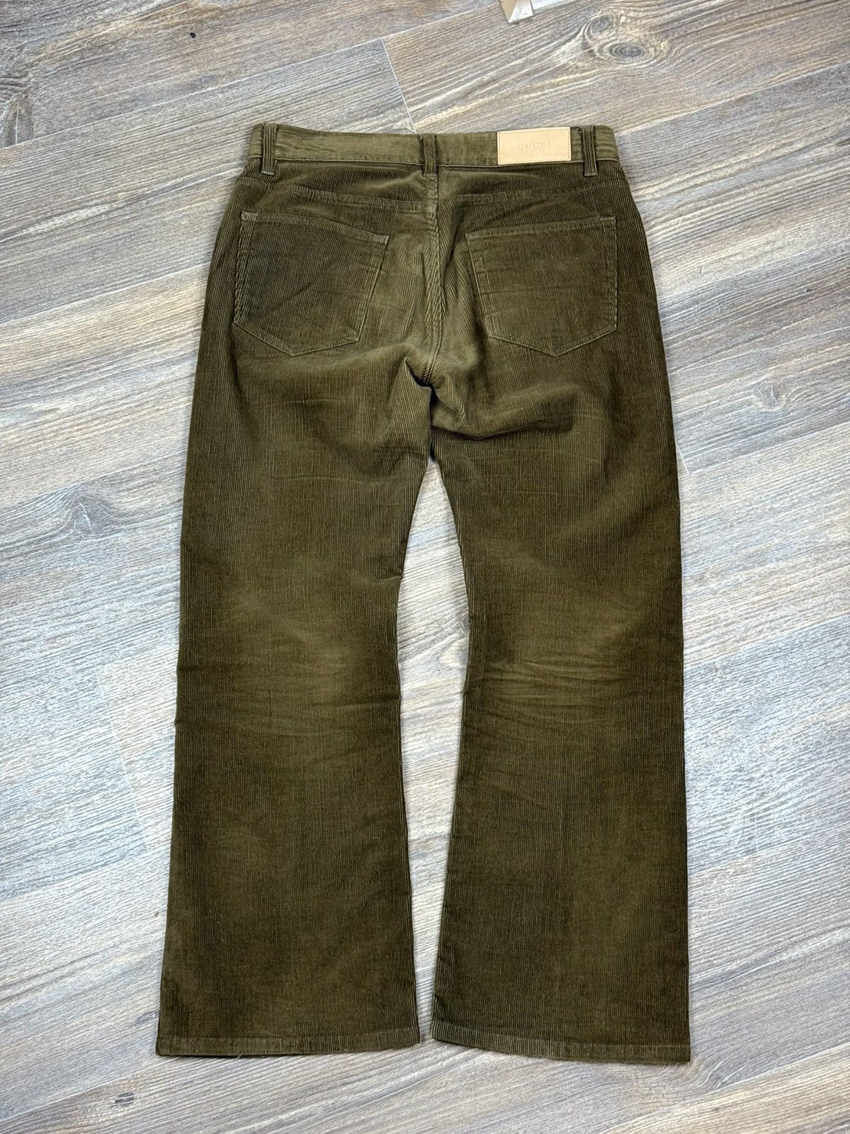 Gucci Vintage Gucci by Tom Ford Bootcut Flared Corduroy Brown Pant Size US 32 / EU 48 - 10 Thumbnail