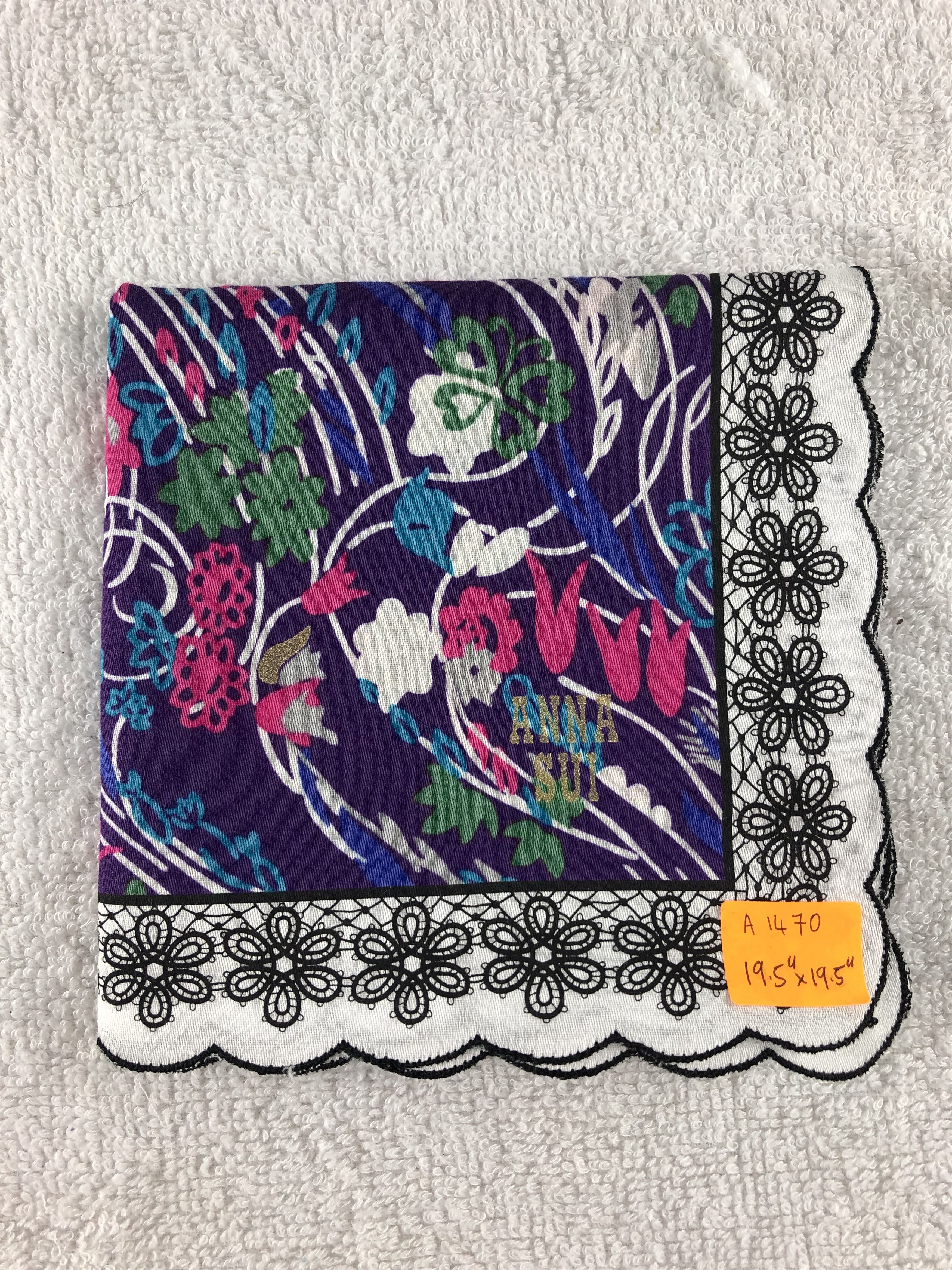 Anna Sui × Vintage Anna Sui Handkerchief / Bandana / Neckerchief Size ONE SIZE - 6 Thumbnail