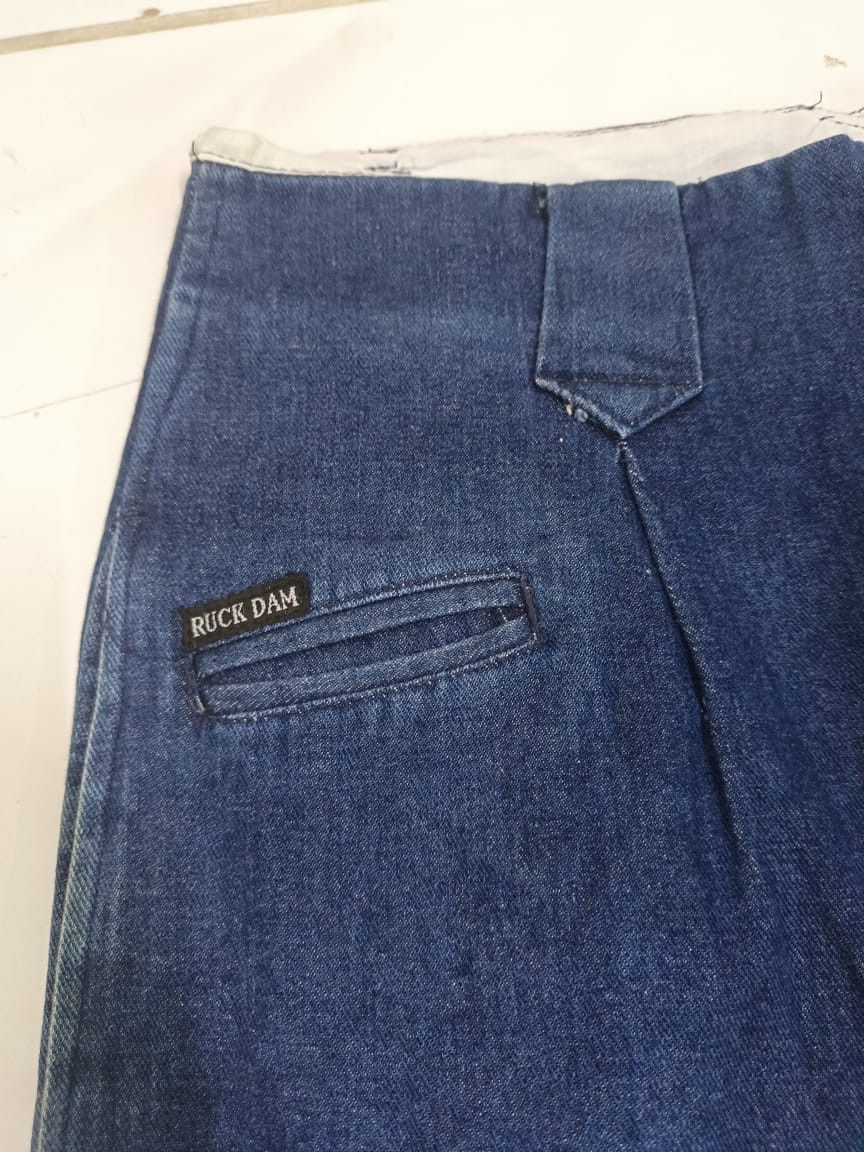 Jean × Yohji Yamamoto Ruck Dam Baggy Jogger Pant Denim Yohji Yamamoto Style Size US 31 - 3 Thumbnail