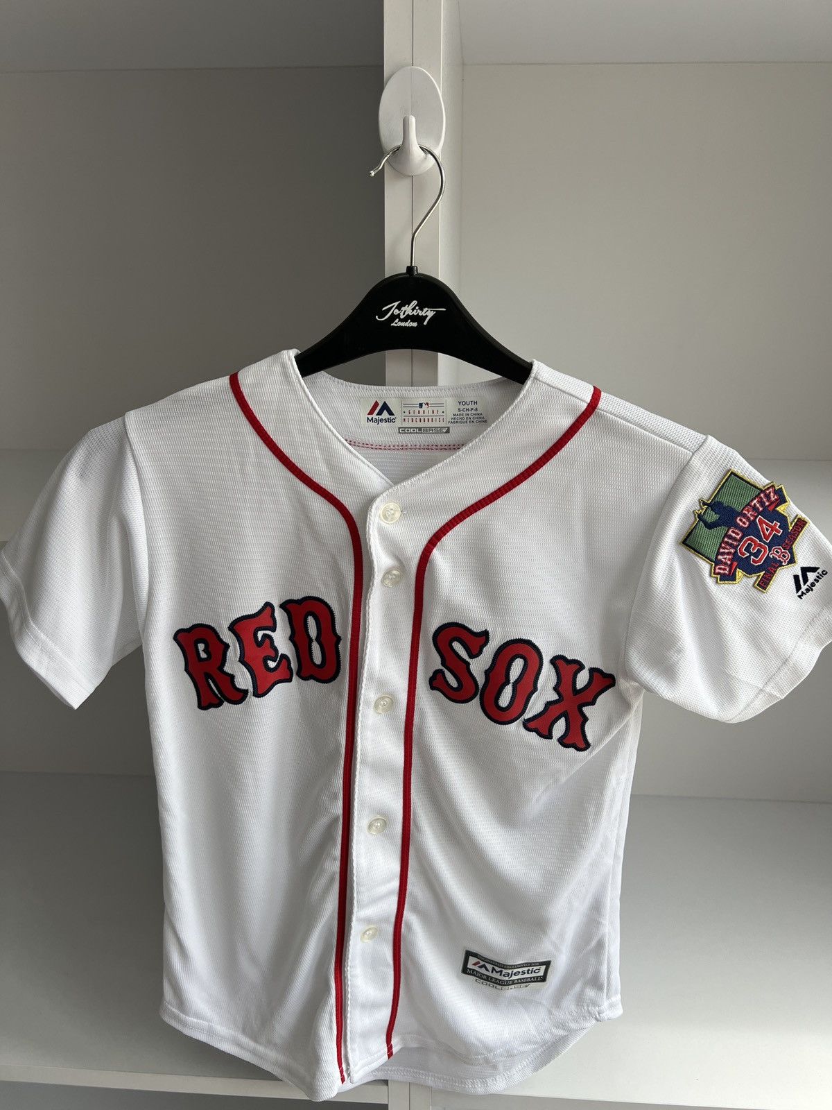 MLB × Vintage VINTAGE RED SOX ORTIZ 34 BASEBALL KIDS JERSEY Size US S / EU 44-46 / 1 - 9 Thumbnail