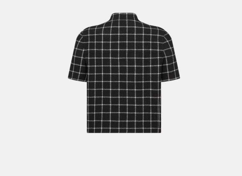 Dior o1w1db11225 450V55 Short-Sleeved Jacket in Black/White Size M / US 6-8 / IT 42-44 - 2 Thumbnail