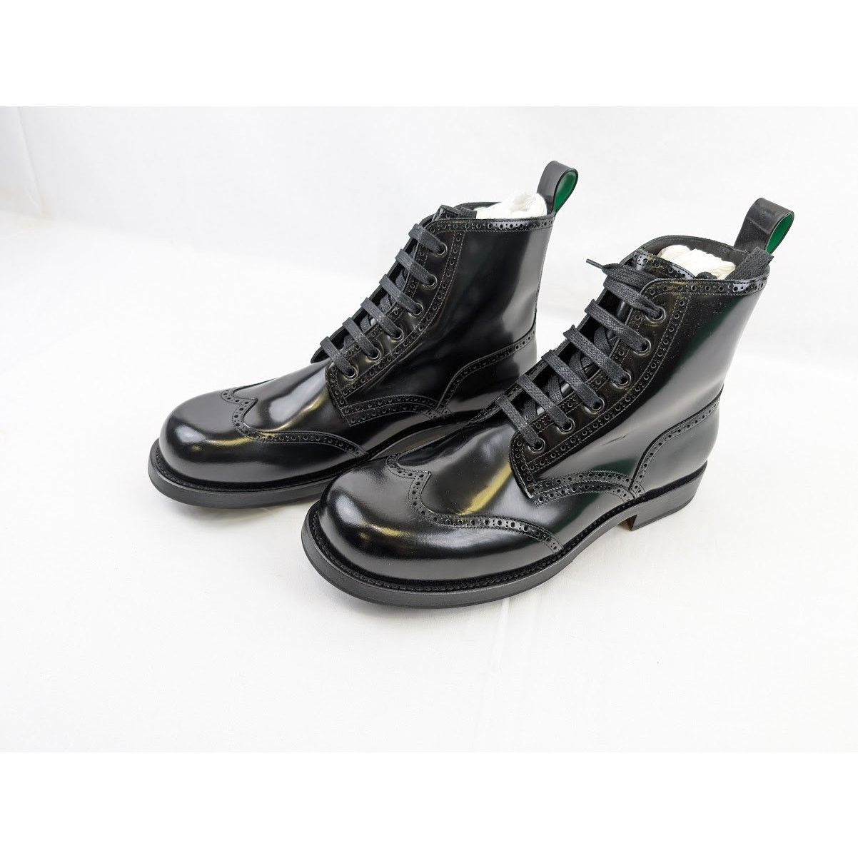 Bottega Veneta o1rshd1 Q:2 / Gloss Vinyl Wardrobe Ankle Boots in Black Size US 11 / EU 44 - 15 Thumbnail