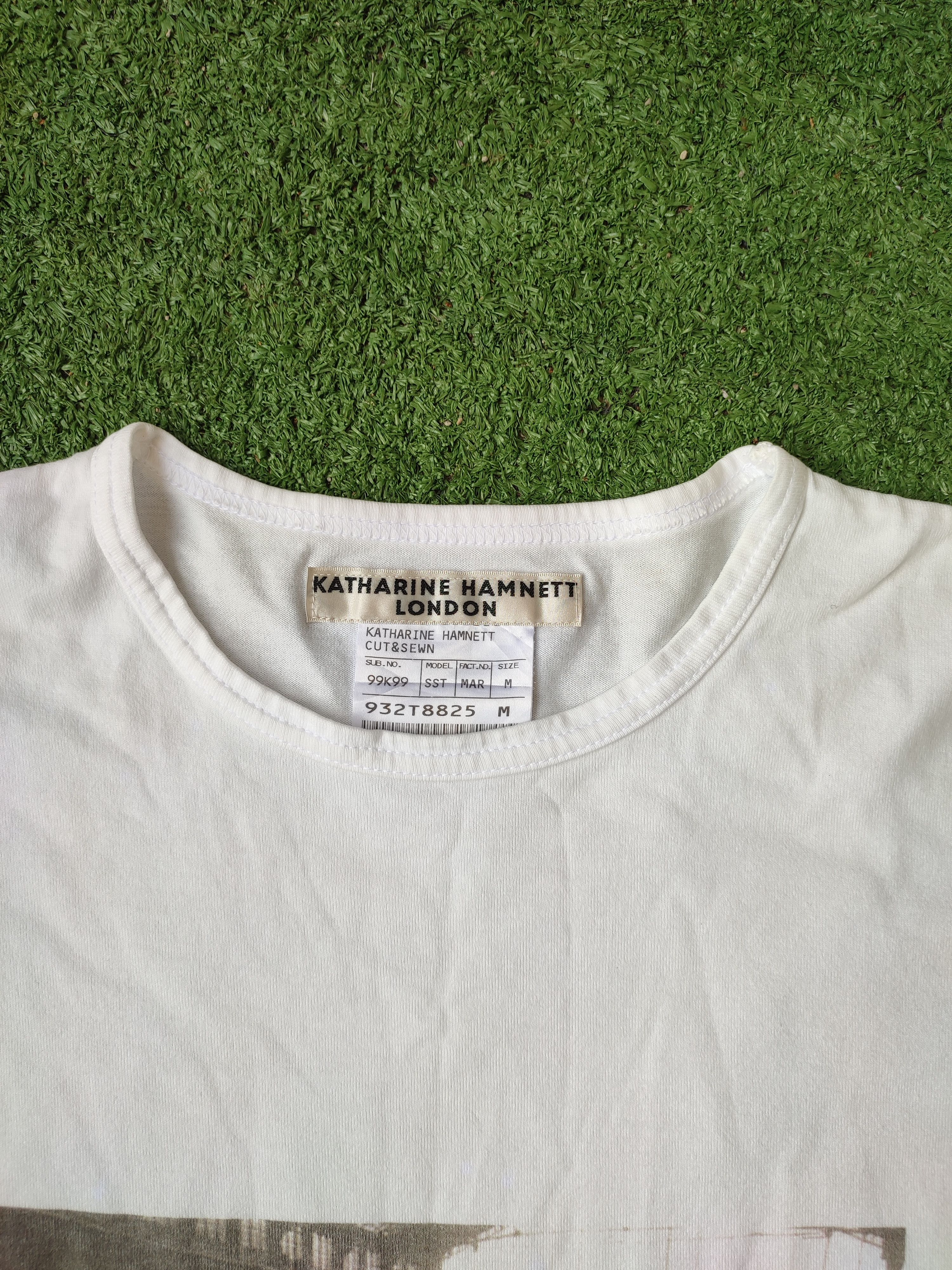 Katharine Hamnett London Vtg Katharine Hamnett London Tees Size US M / EU 48-50 / 2 - 4 Thumbnail